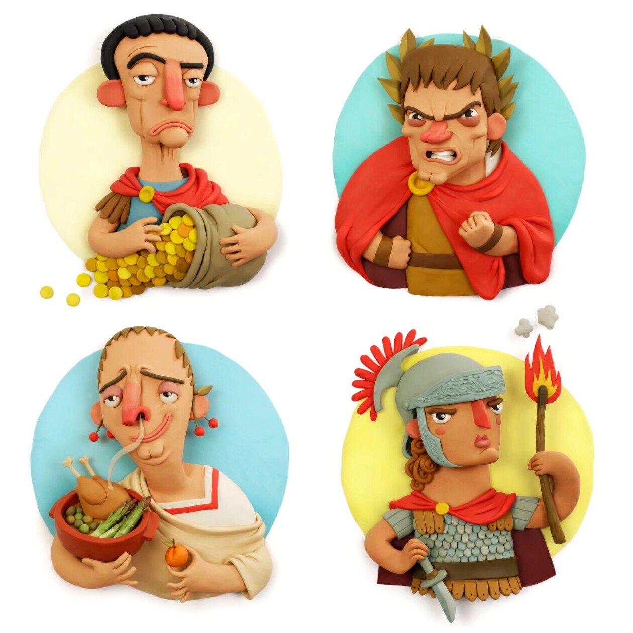 Funny And Creative Clay Sculptures By Gianluca Maruotti (17)