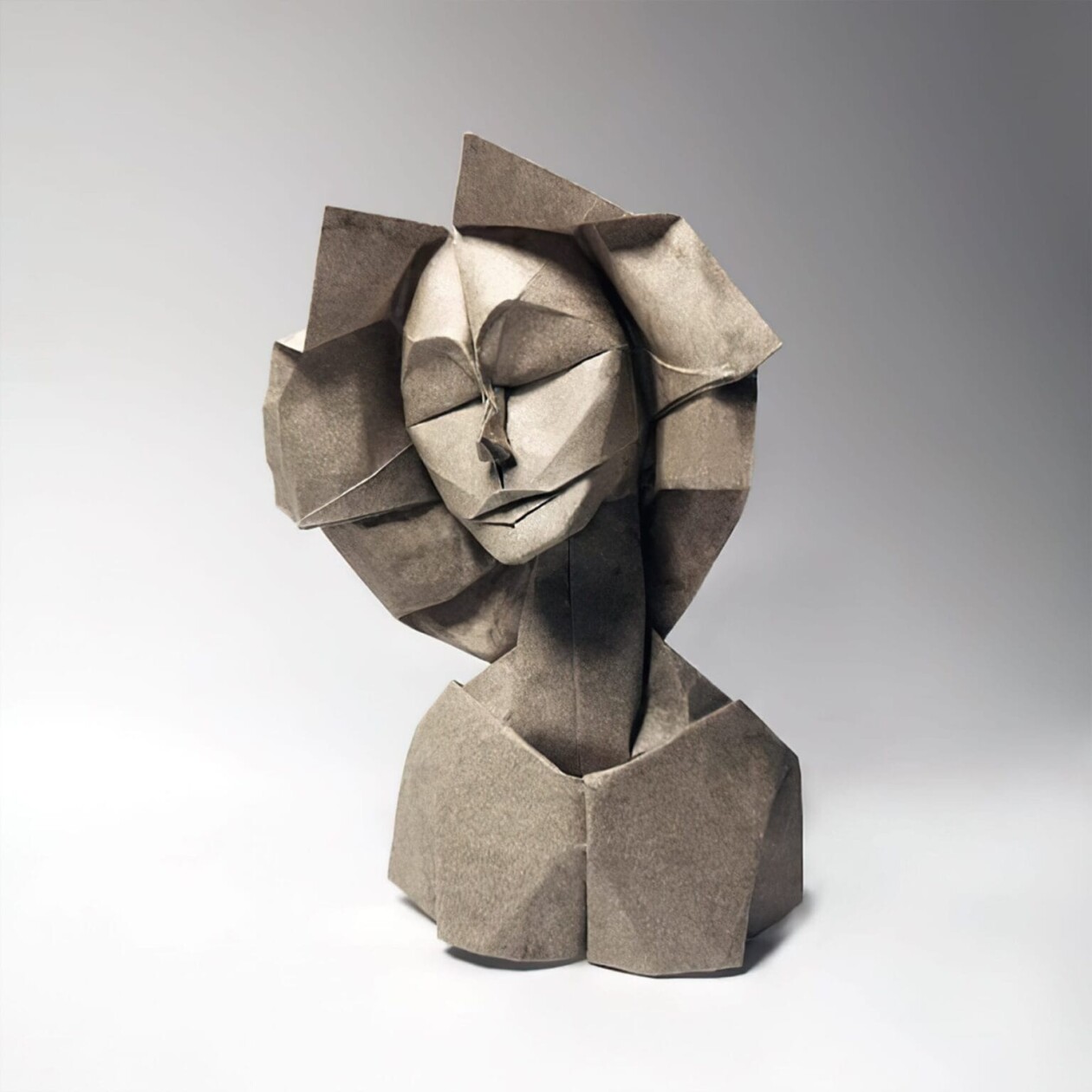 Amazingly Intricate Sculptural Portraits Made From Single Pieces Of Paper By João Charrua (3)