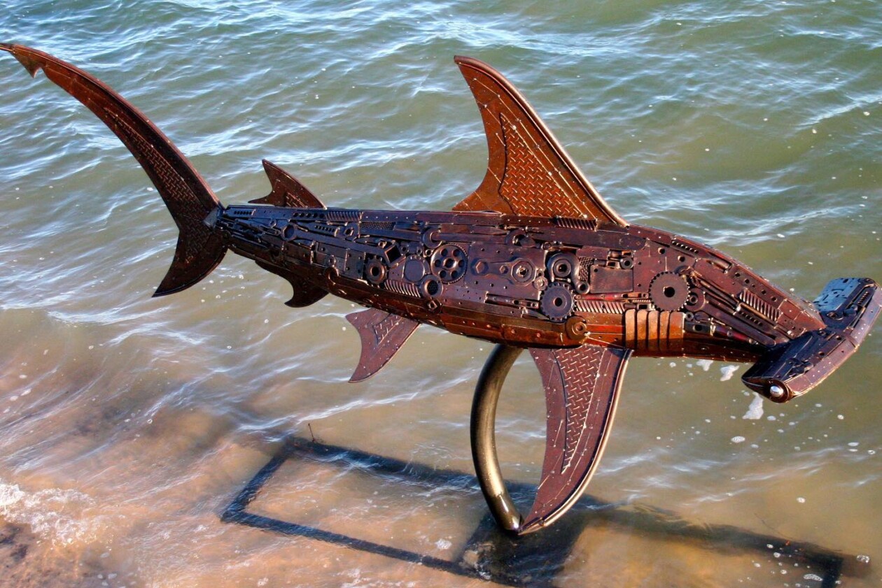 Amazingly Realistic Animal Scrap Metal Sculptures By Jordan Sprigg (11)