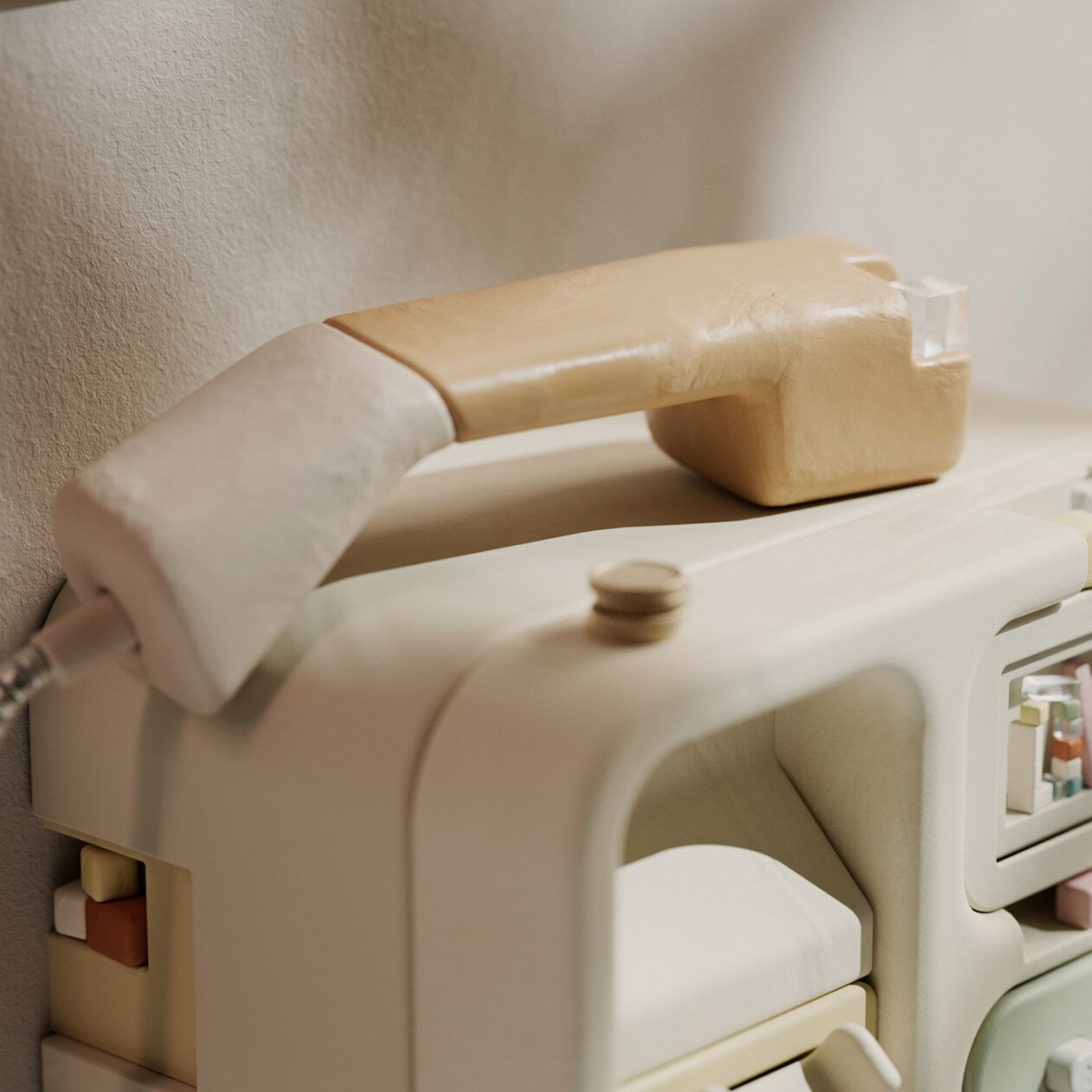 Art Block, An Amusing 3d Digital Illustration Series Of Vintage Devices By Ayumi Tan (6)