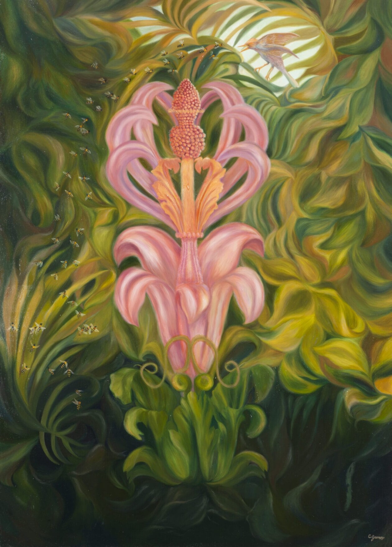 Bee Series, The Surreal World Of Plants And Pollinators Of Cynthia James (4)