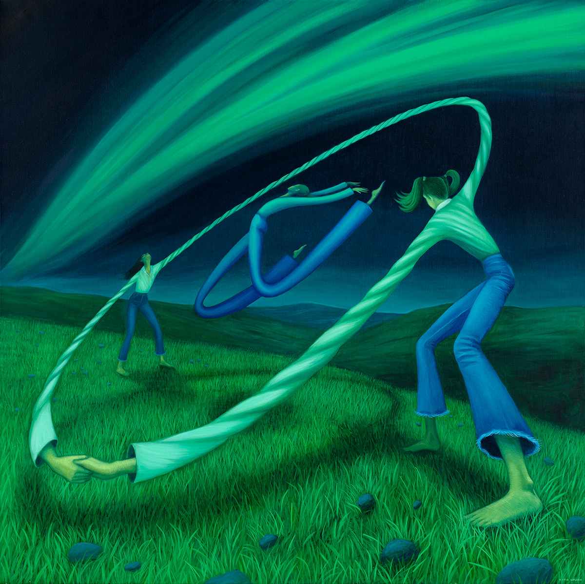 Captivating Surreal Paintings Of Female Figures By Katia Lifshin (1)