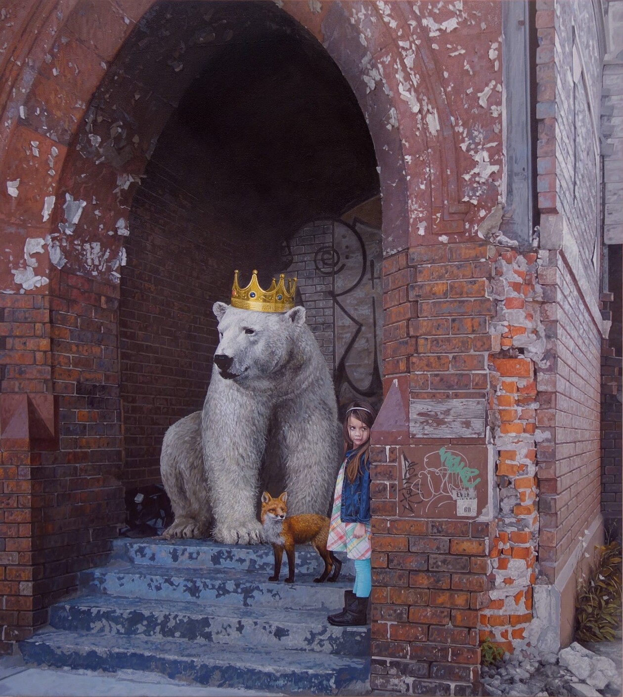 Children And Animals, Fascinating Hyper Realistic Paintings By Kevin Peterson (4)