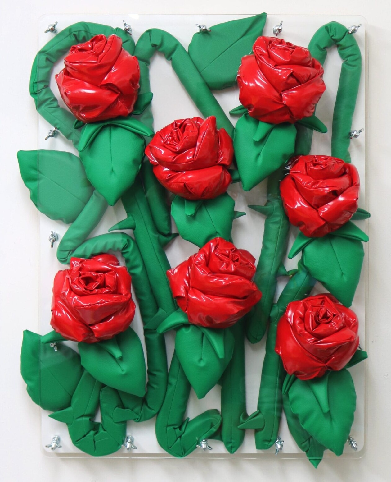 Claustrophobic, Acrylic Pressed Textile Plant Sculptures By Ant Hamlyn (1)