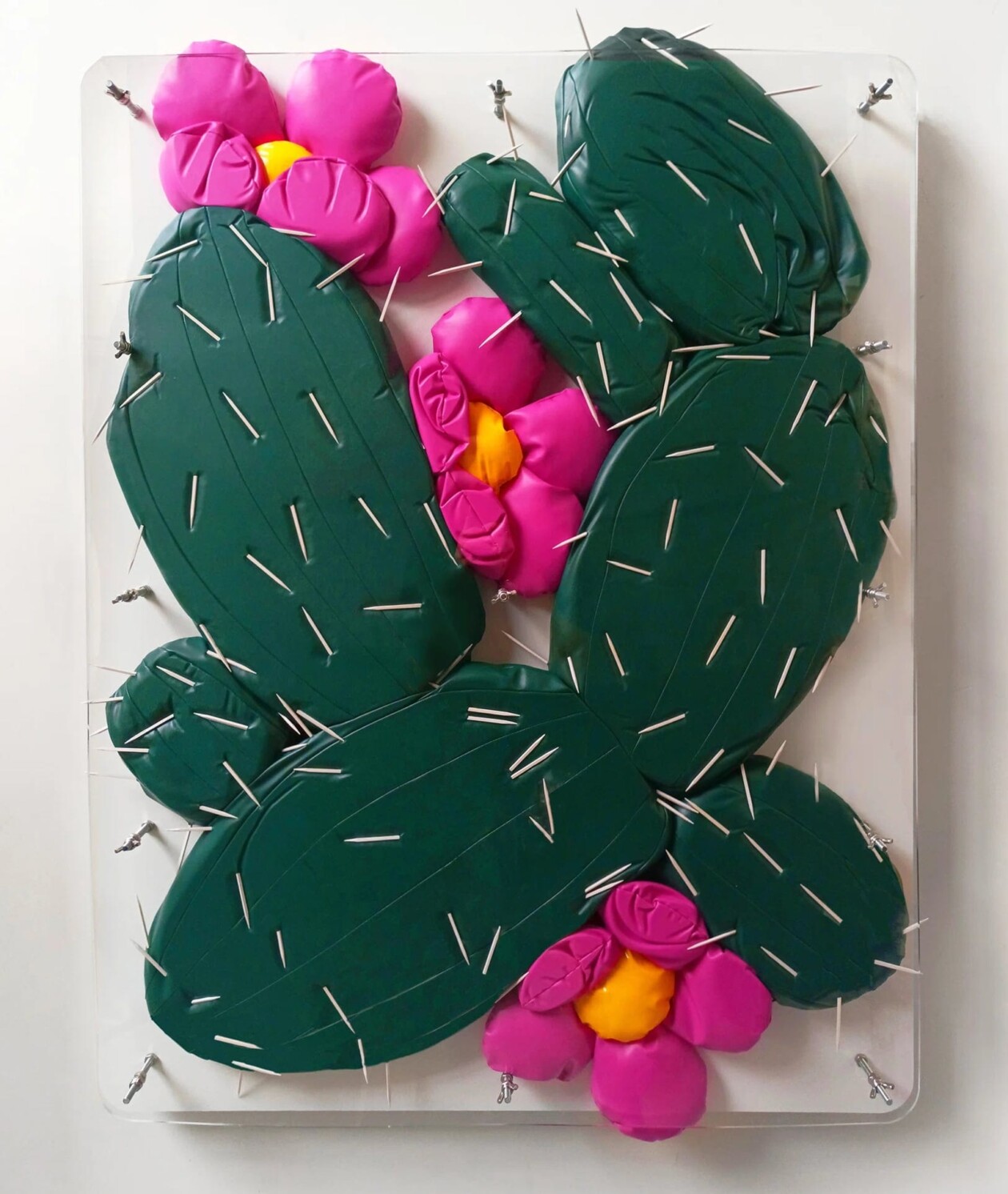 Claustrophobic, Acrylic Pressed Textile Plant Sculptures By Ant Hamlyn (17)