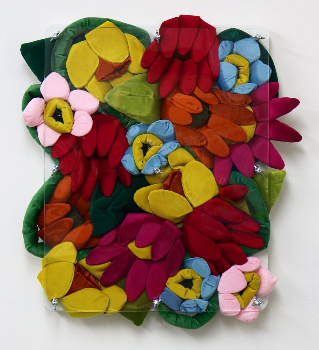 Claustrophobic, Acrylic Pressed Textile Plant Sculptures By Ant Hamlyn (20)