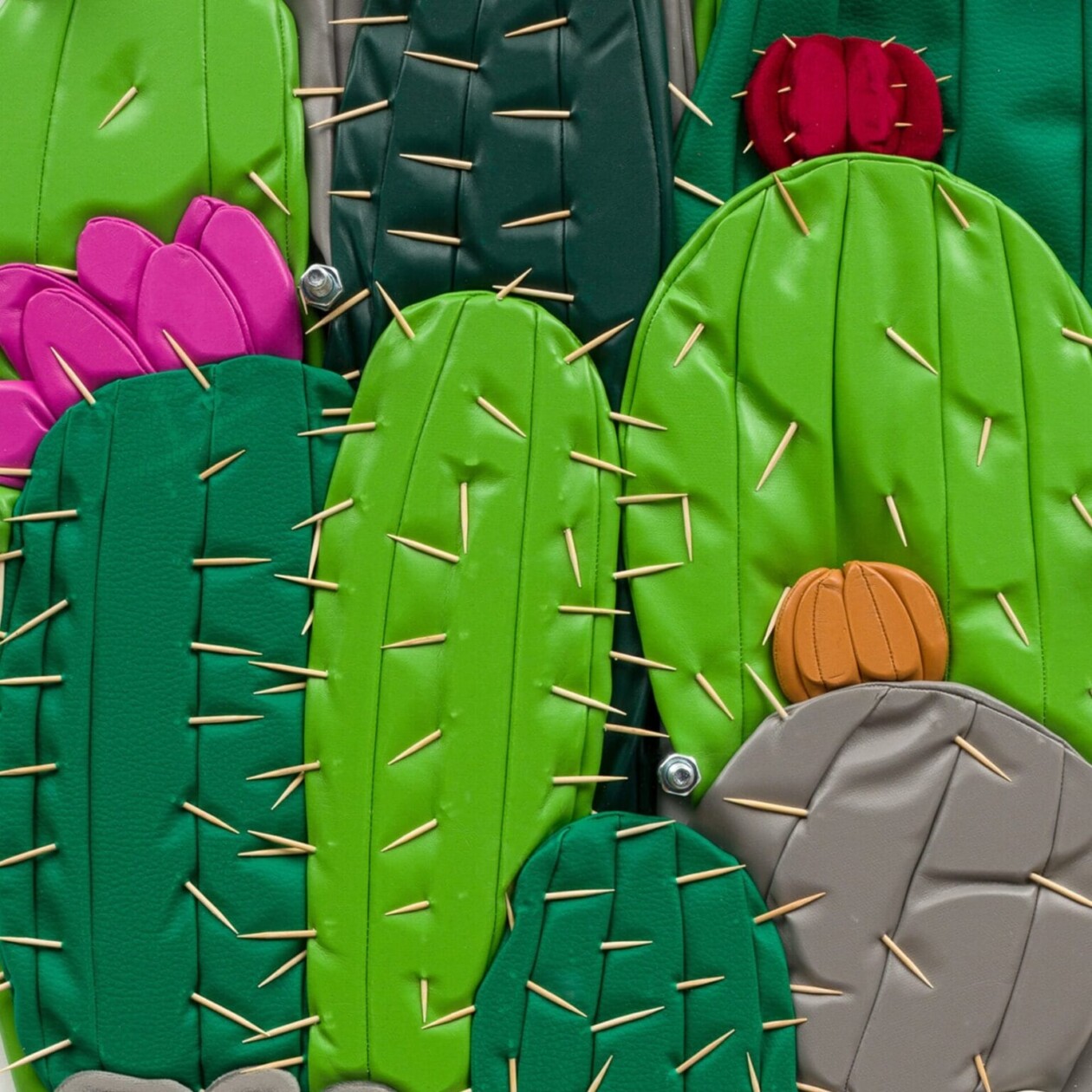 Claustrophobic, Acrylic Pressed Textile Plant Sculptures By Ant Hamlyn (8)