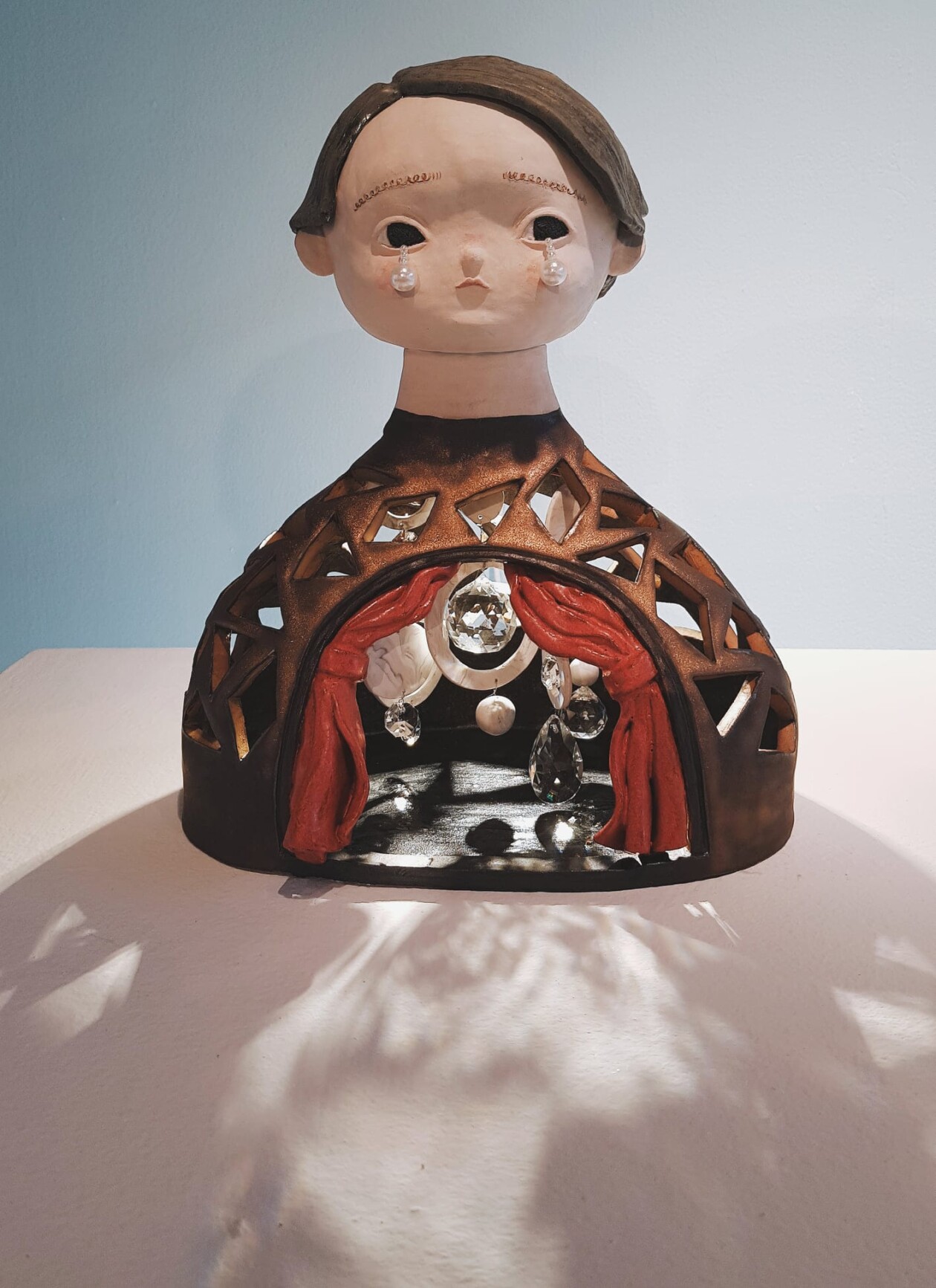 Delicate Ceramic Sculptures Of Figures Crying Pearls By First Of May Studio (4)