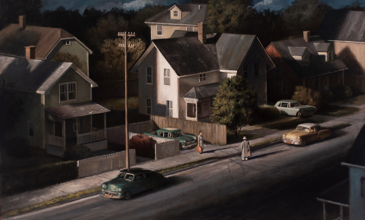 Delightful Oil Paintings Of Miniature Suburban Scenes By Alberto Ortega (4)