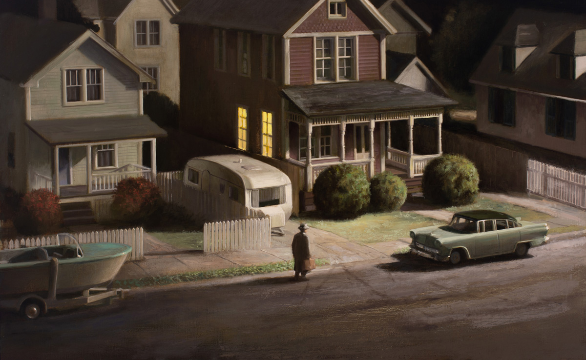 Delightful Oil Paintings Of Miniature Suburban Scenes By Alberto Ortega (8)