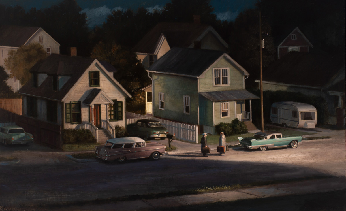 Delightful Oil Paintings Of Miniature Suburban Scenes By Alberto Ortega (9)