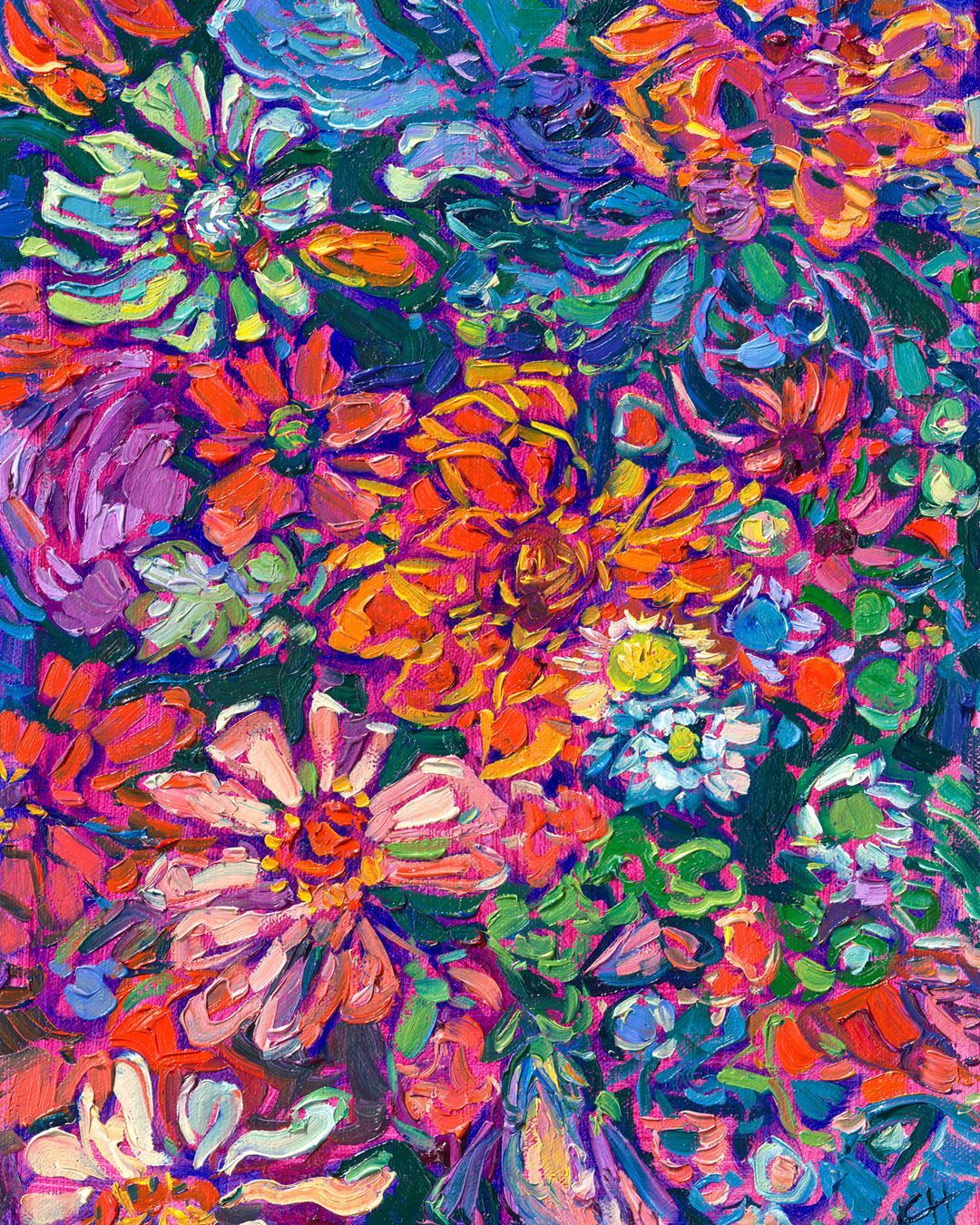 Explosions Of Colors, Vibrant Nature Paintings By Erin Hanson (22)