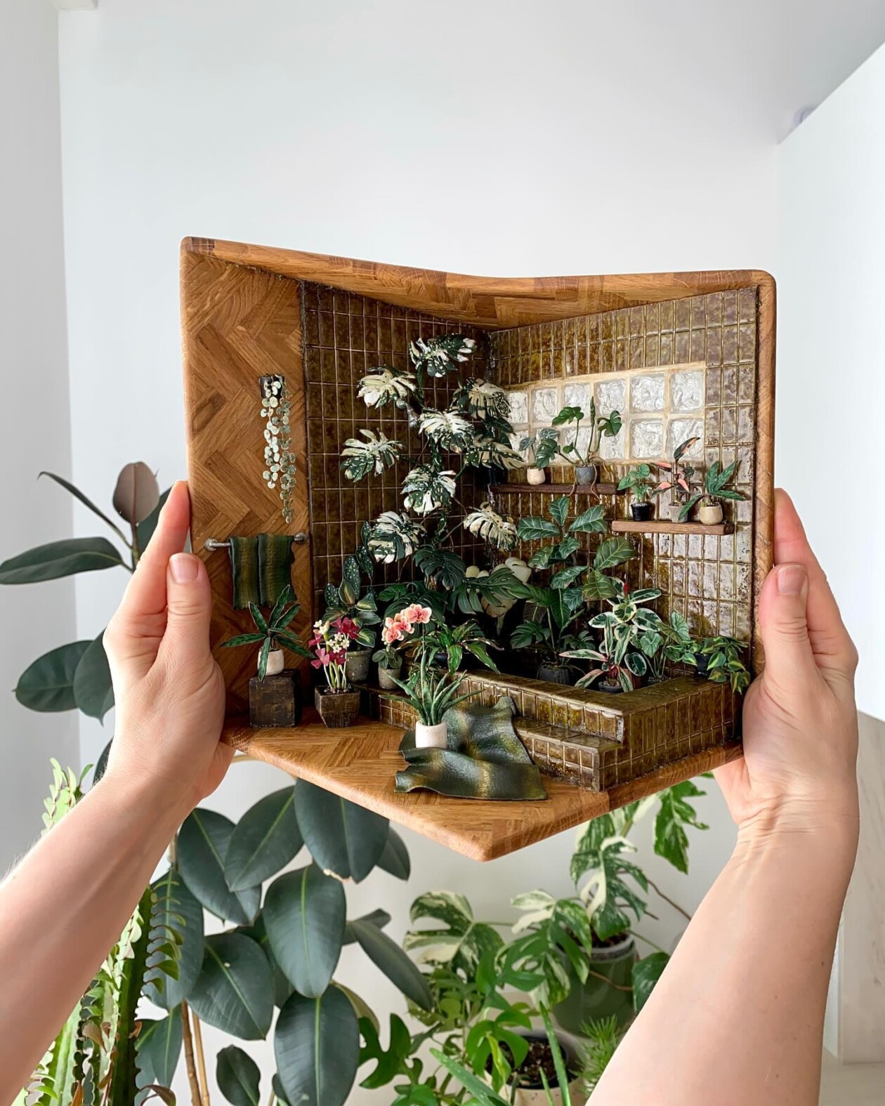 Handmade Miniature Polymer Clay Plants By Astrid Wilk (15)