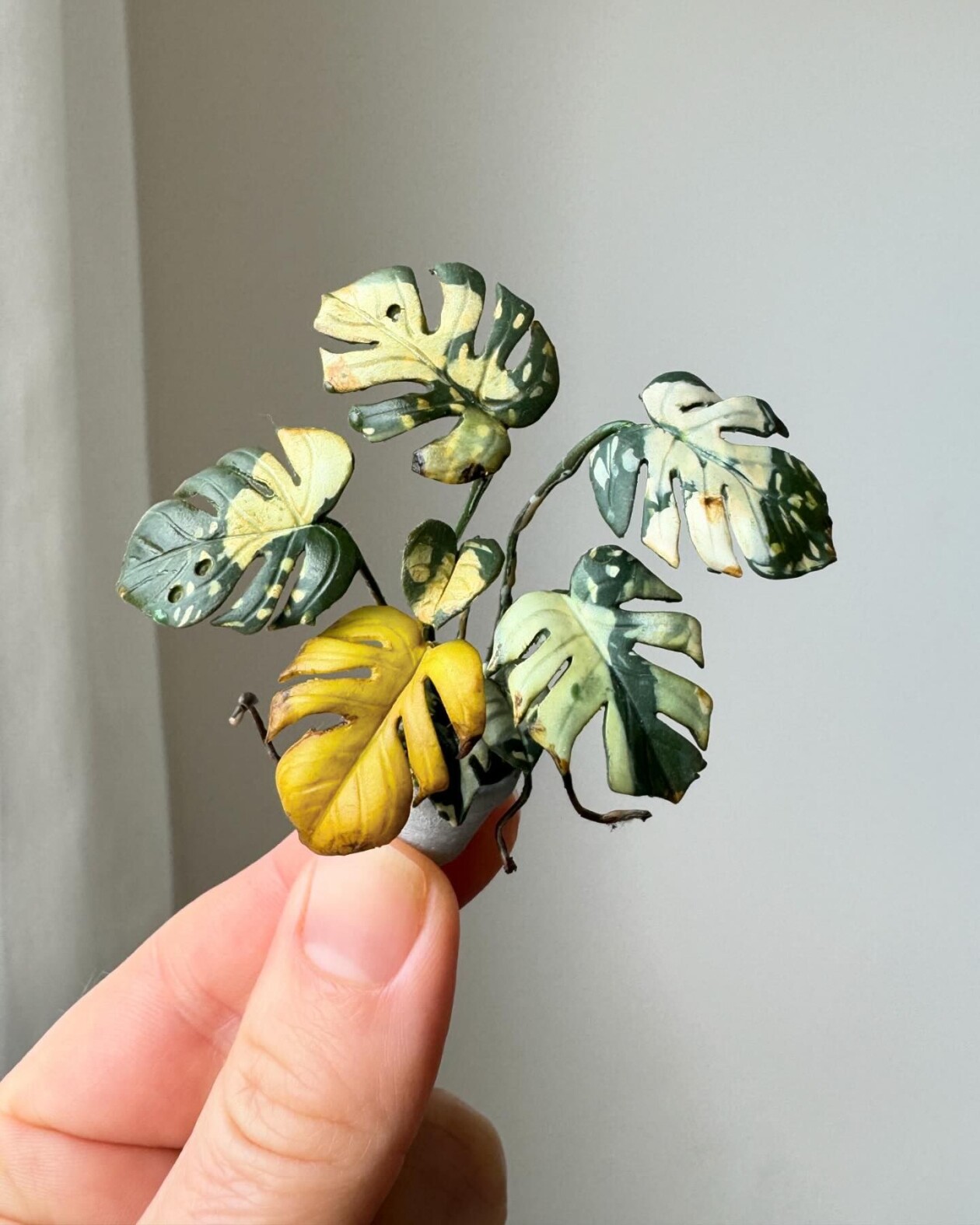 Handmade Miniature Polymer Clay Plants By Astrid Wilk (26)