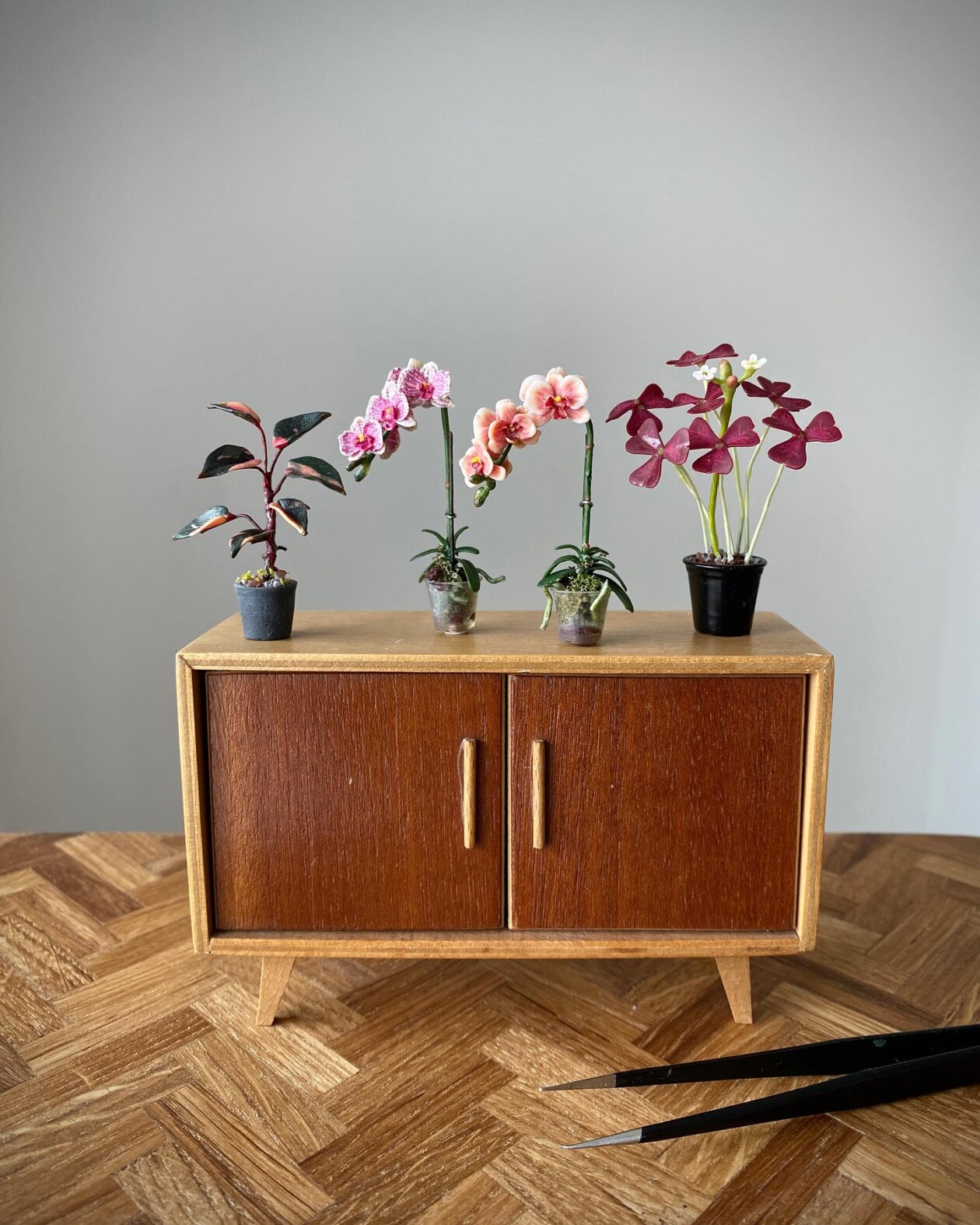 Handmade Miniature Polymer Clay Plants By Astrid Wilk (5)