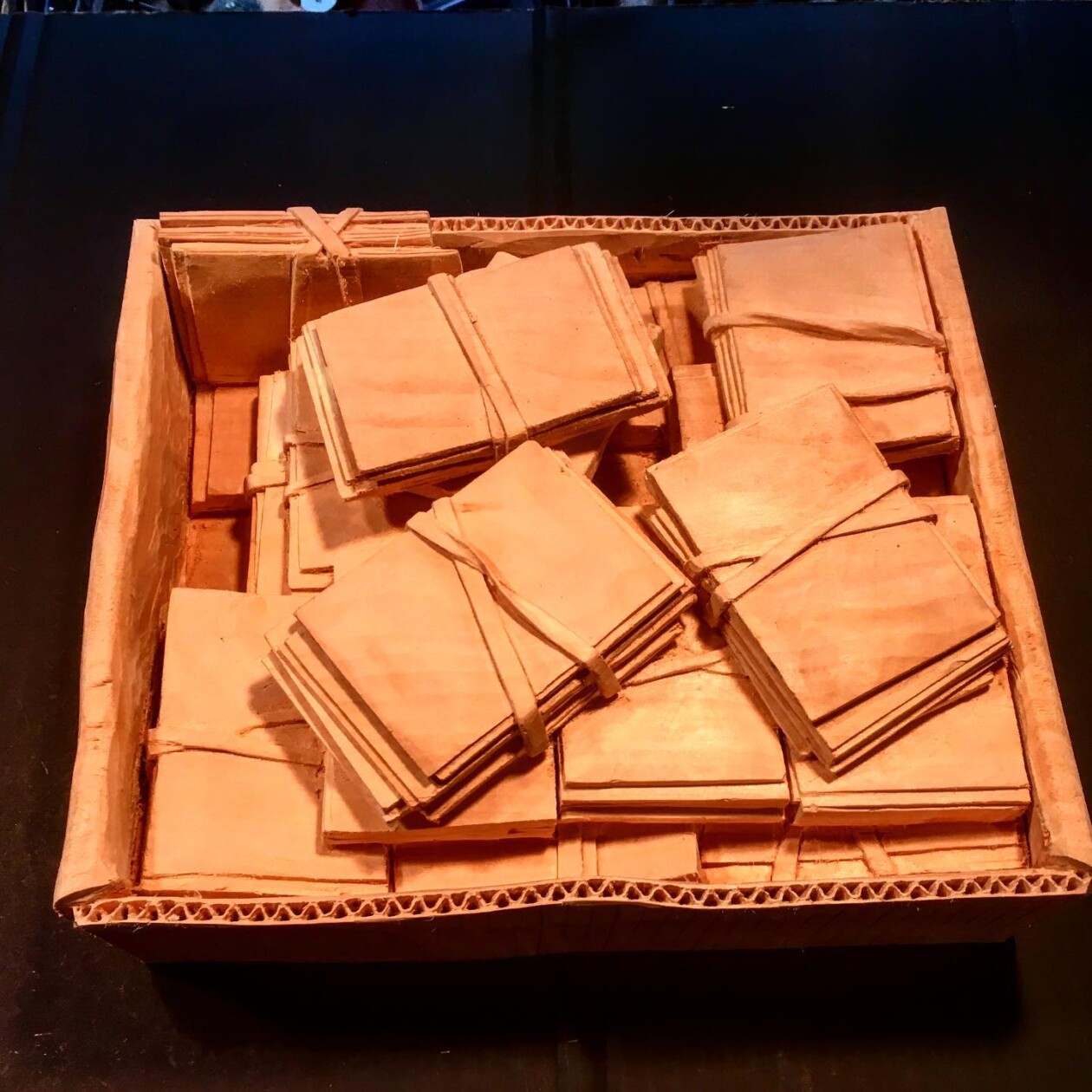 Humorous Hyper Realistic Stacks Of Old Newspapers Cash And Comic Books Carved From A Single Piece Of Wood By Randall Rosenthal 15 1