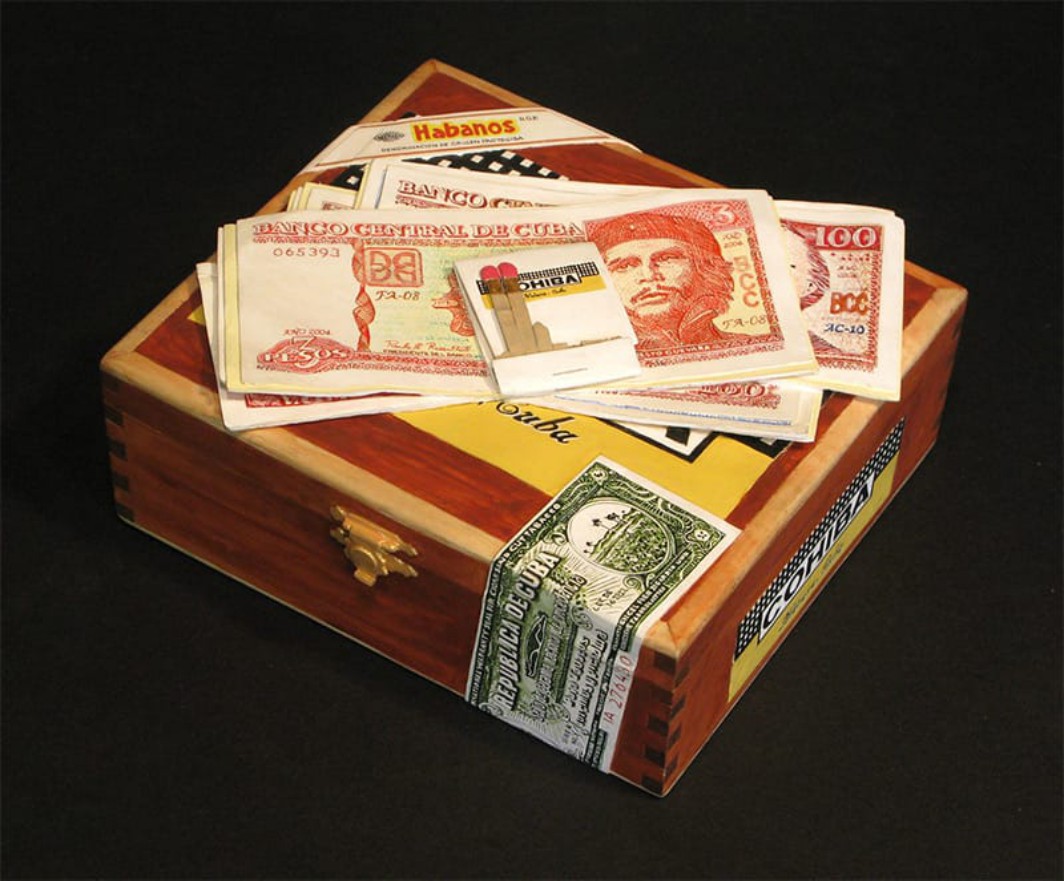 Humorous Hyper Realistic Stacks Of Old Newspapers, Cash, And Comic Books Carved From A Single Piece Of Wood By Randall Rosenthal (4)