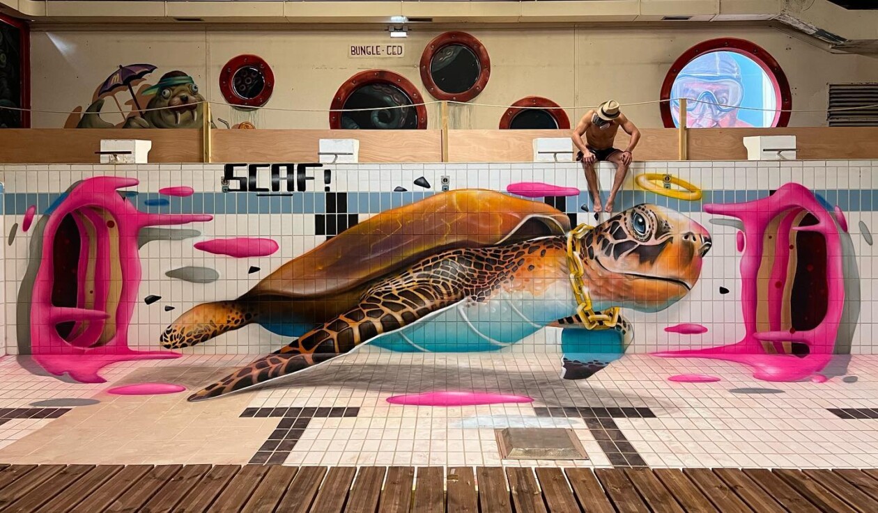 Impressive 3d Murals By Scaf (13)