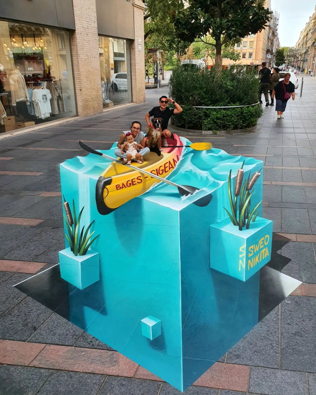 Impressive Graffiti With Optical Illusion By Sebastien Sweo And Nikita (16)