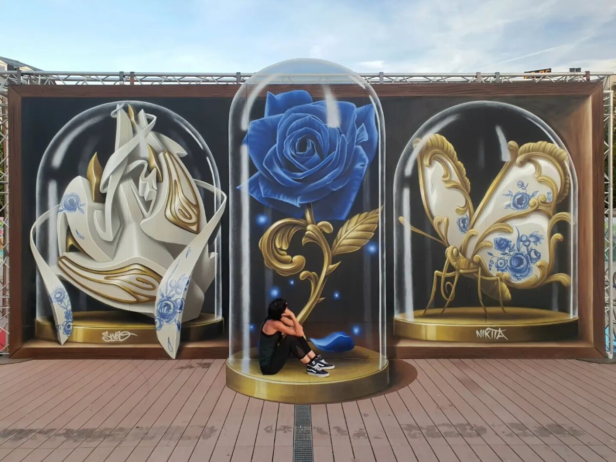 Impressive Graffiti With Optical Illusion By Sebastien Sweo And Nikita (3)