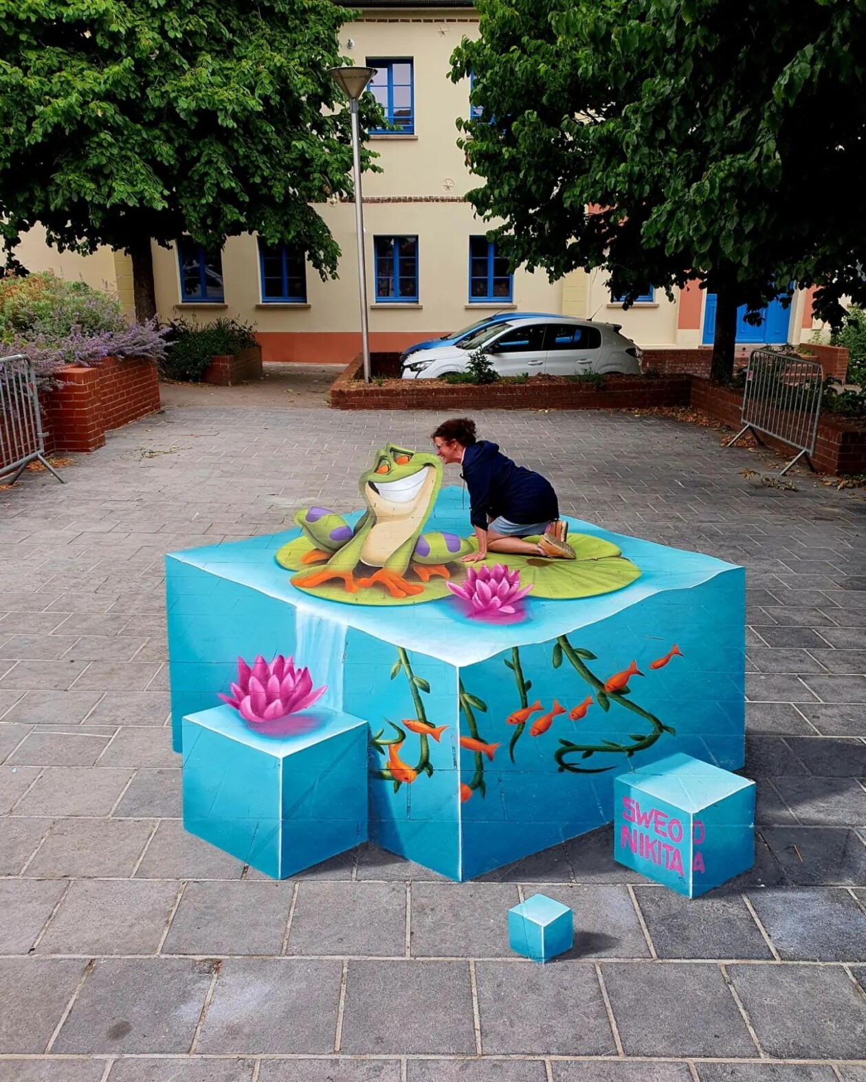 Impressive Graffiti With Optical Illusion By Sebastien Sweo And Nikita (7)