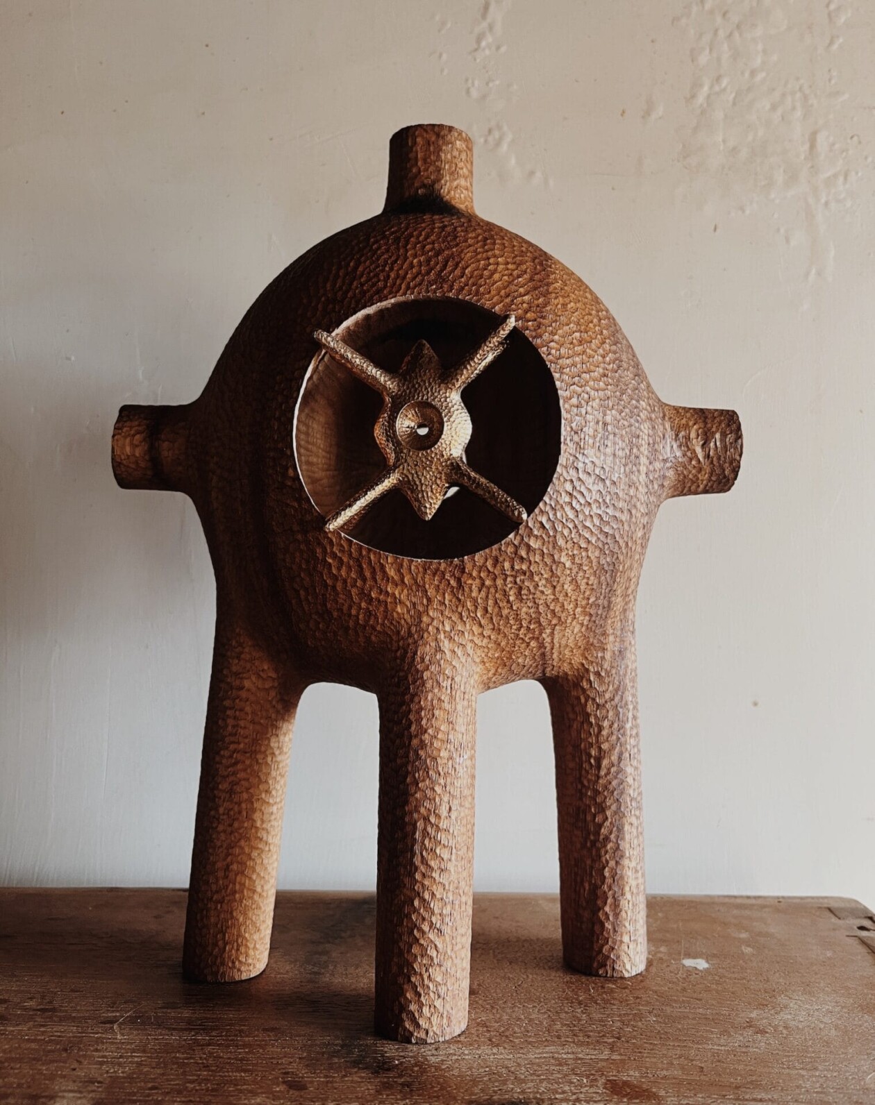 Intriguing Geometric Wood Sculptures By Aleph Geddis (1)