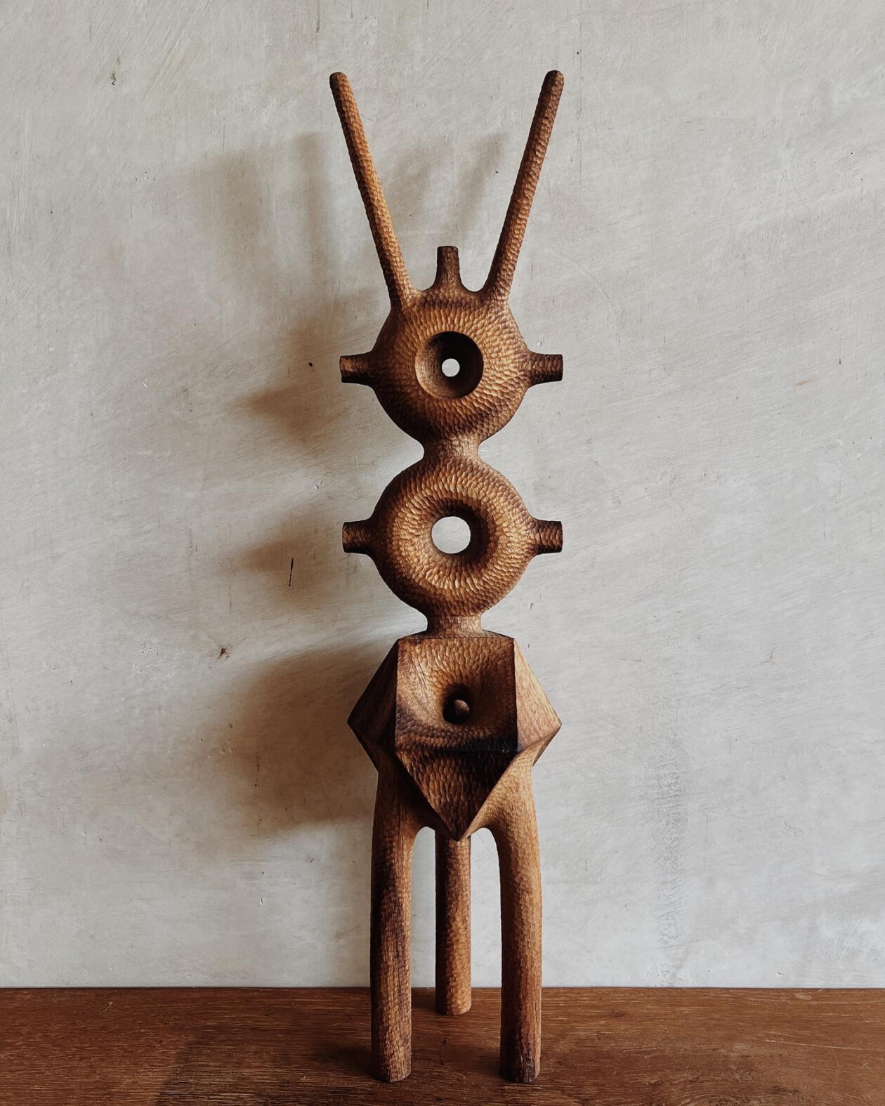 Intriguing Geometric Wood Sculptures By Aleph Geddis (15)