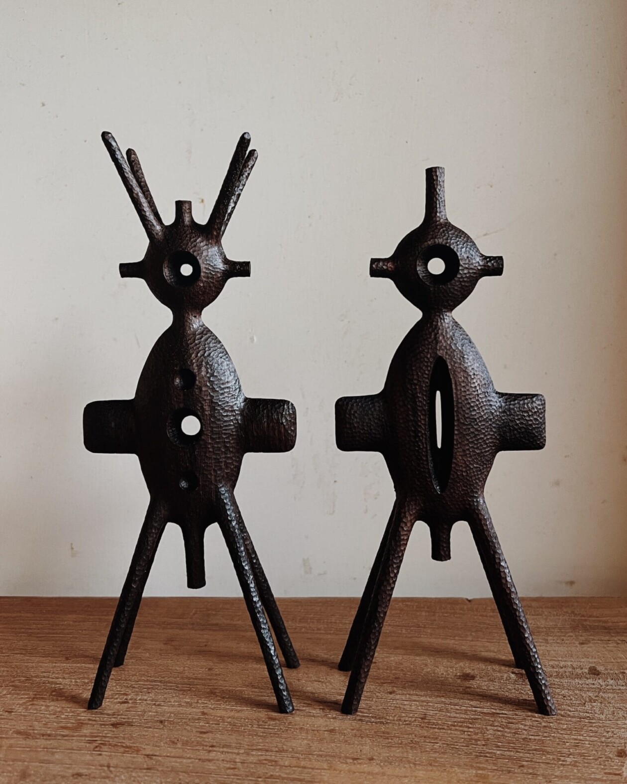 Intriguing Geometric Wood Sculptures By Aleph Geddis (2)