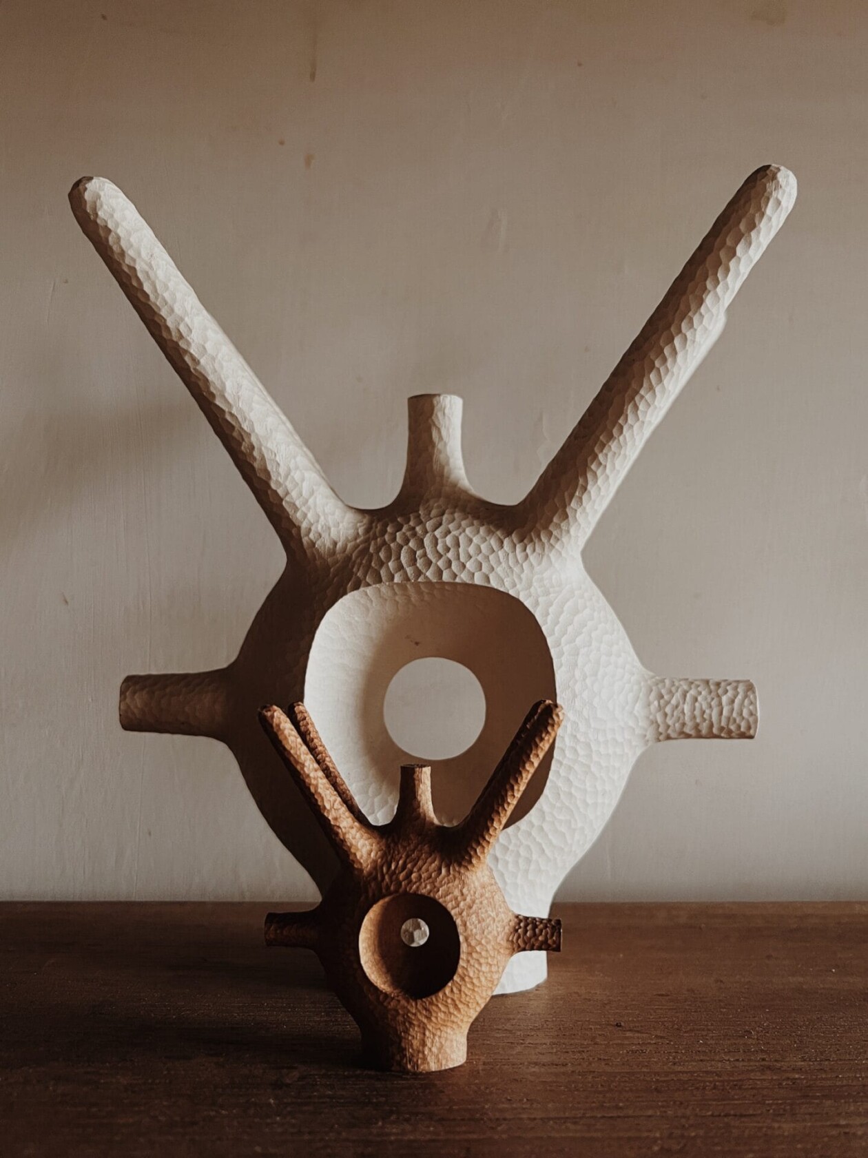 Intriguing Geometric Wood Sculptures By Aleph Geddis (4)