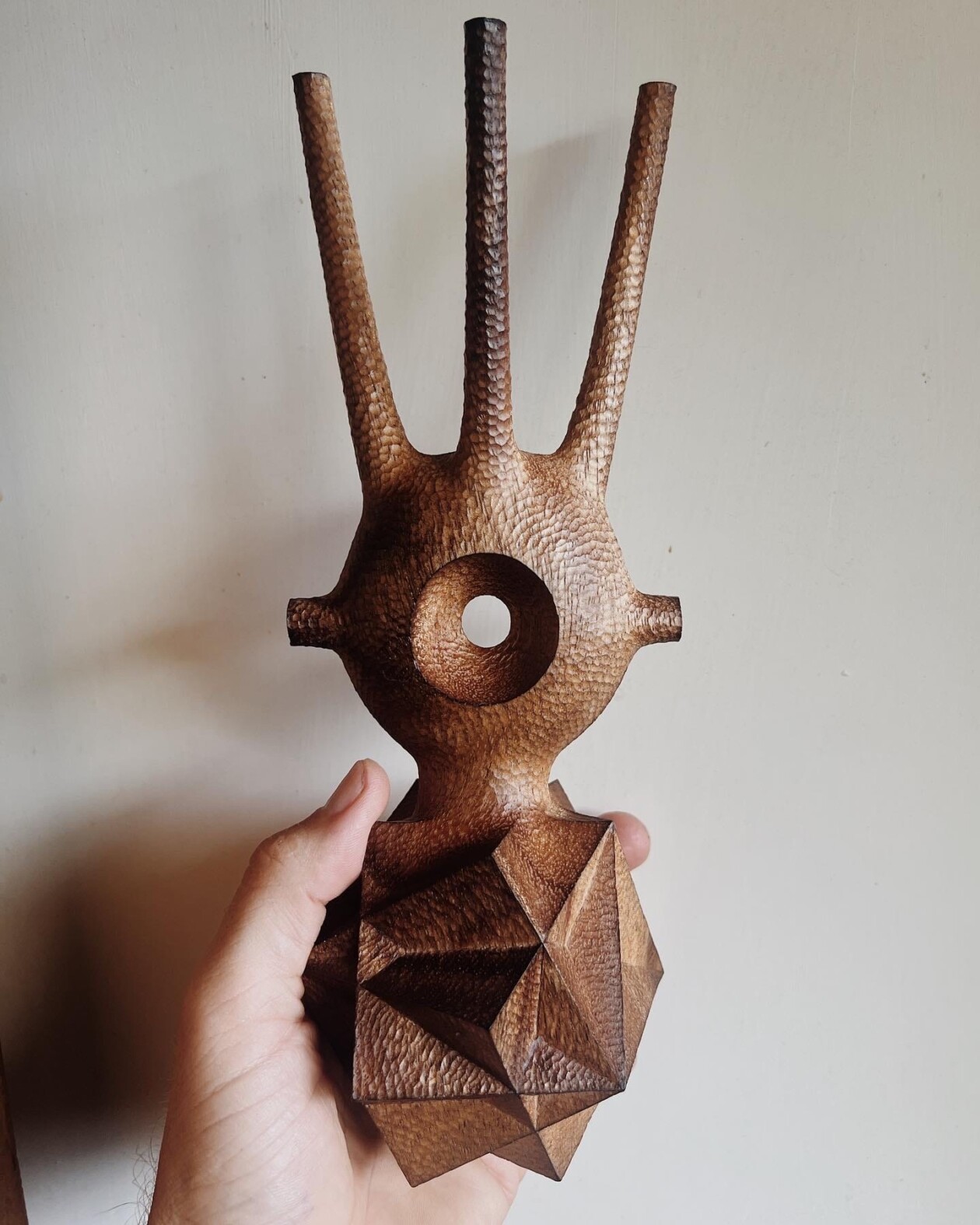 Intriguing Geometric Wood Sculptures By Aleph Geddis (5)