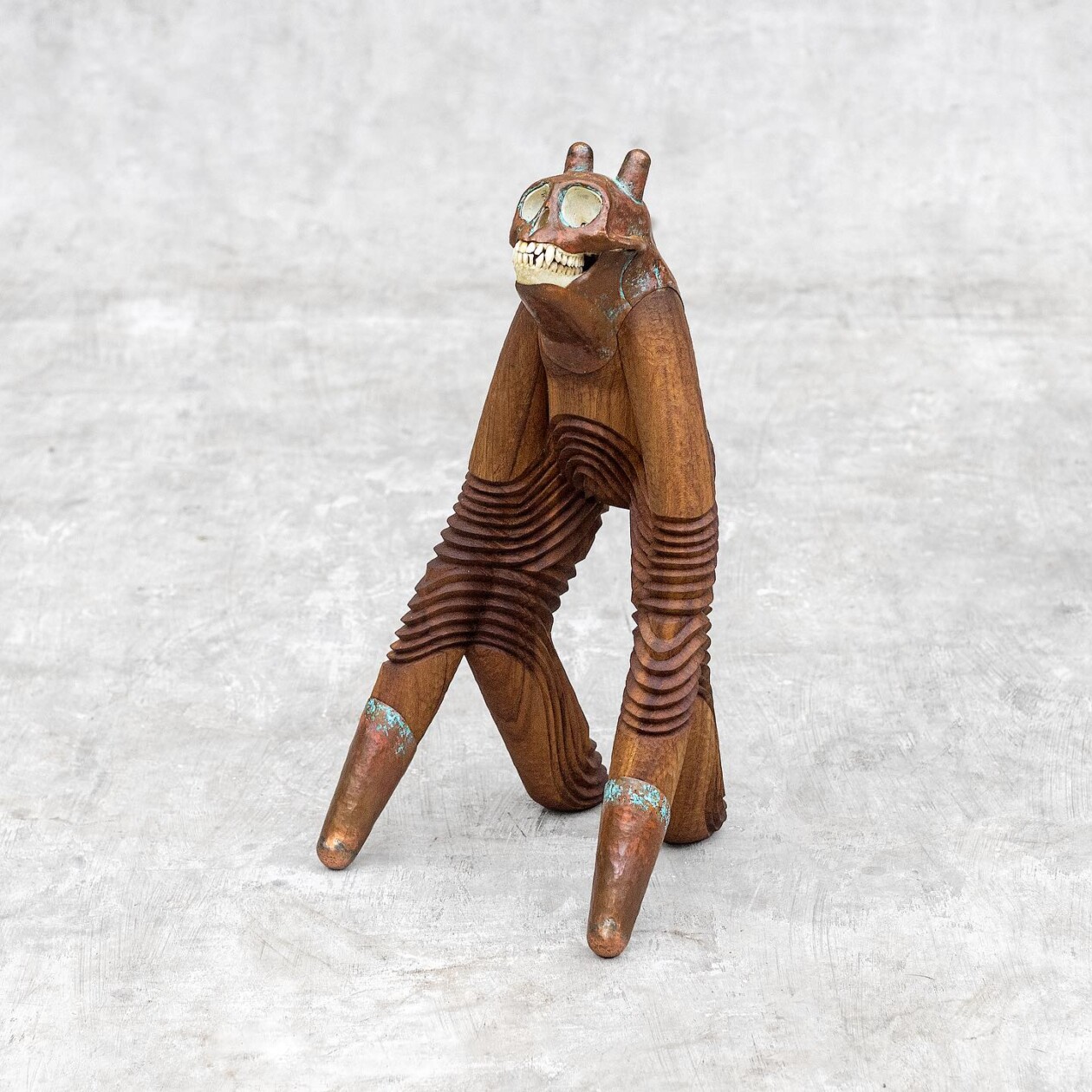 Intriguing Wood Sculptures Of Unearthly Creatures By Spencer Hansen (10)