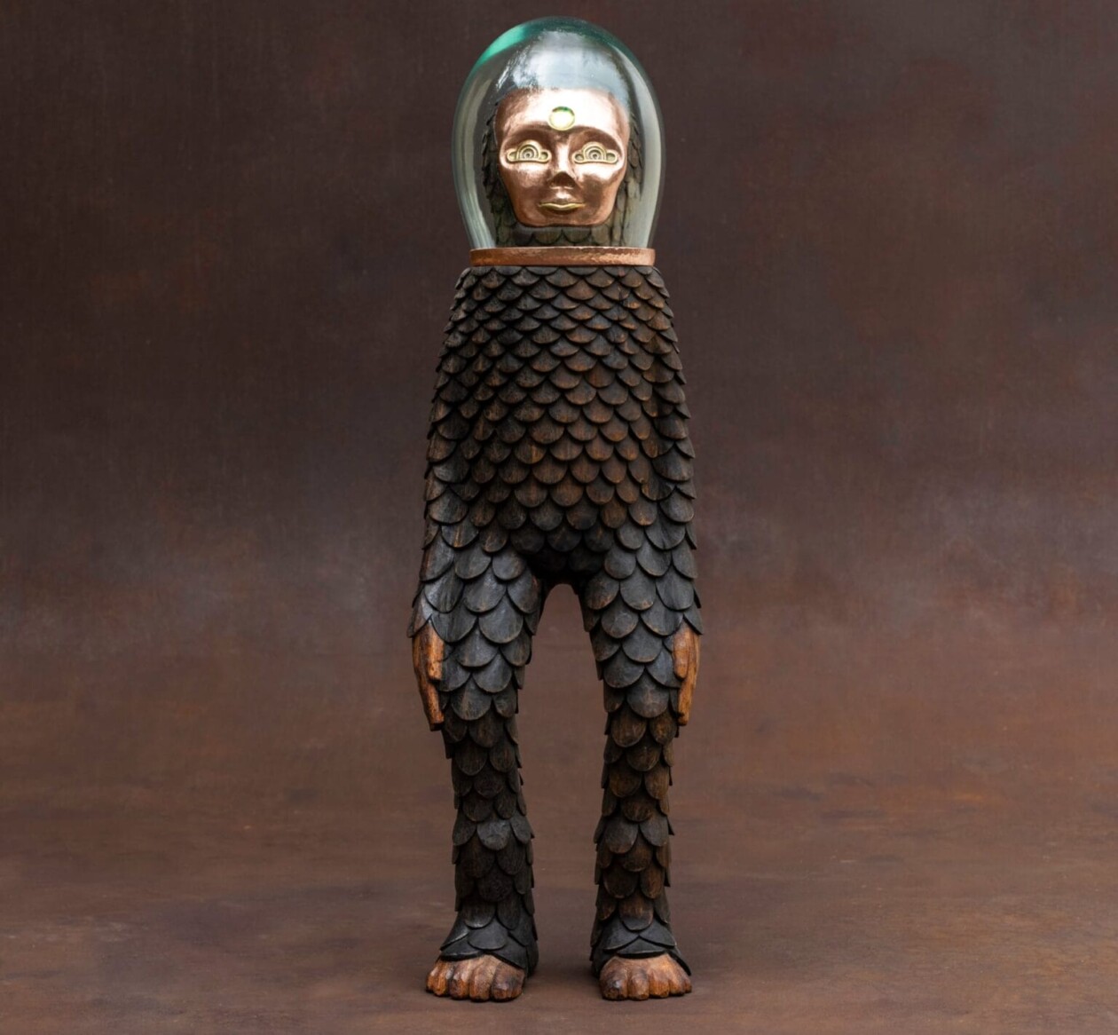 Intriguing Wood Sculptures Of Unearthly Creatures By Spencer Hansen (7)