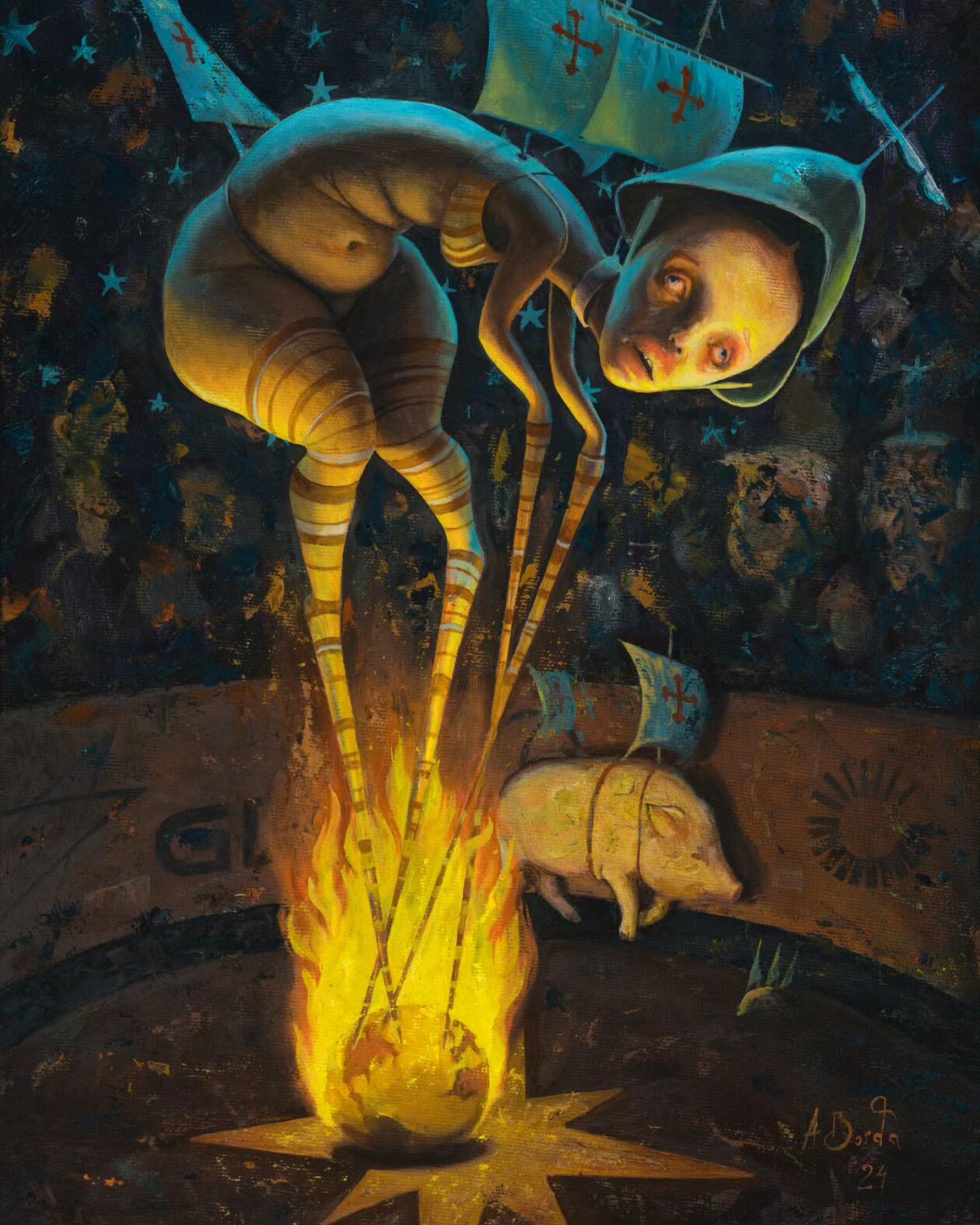 Mesmerizing And Thought Provoking Surreal Paintings By Adrian Borda (1)