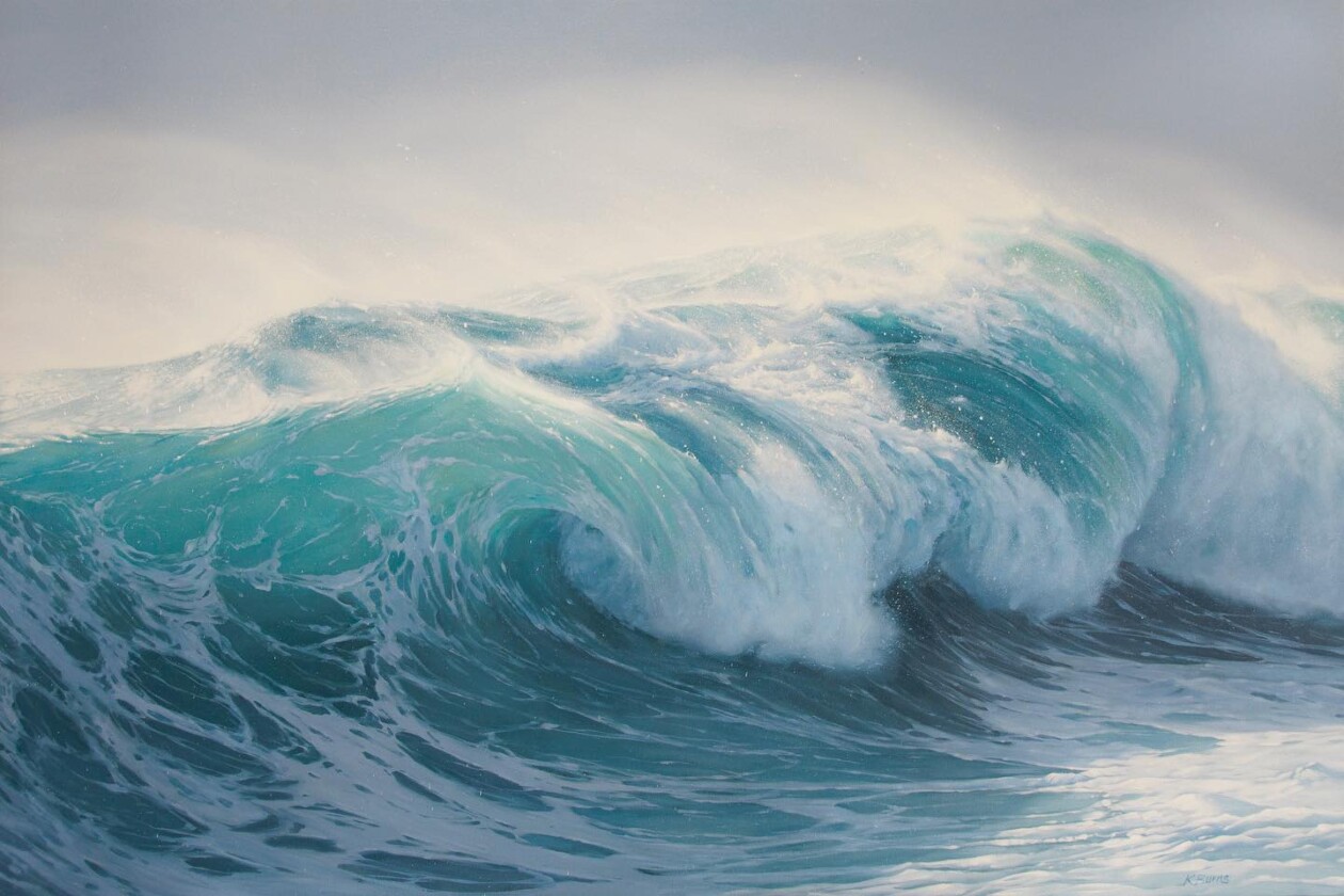 Ocean Paintings By Katharine Burns (1)