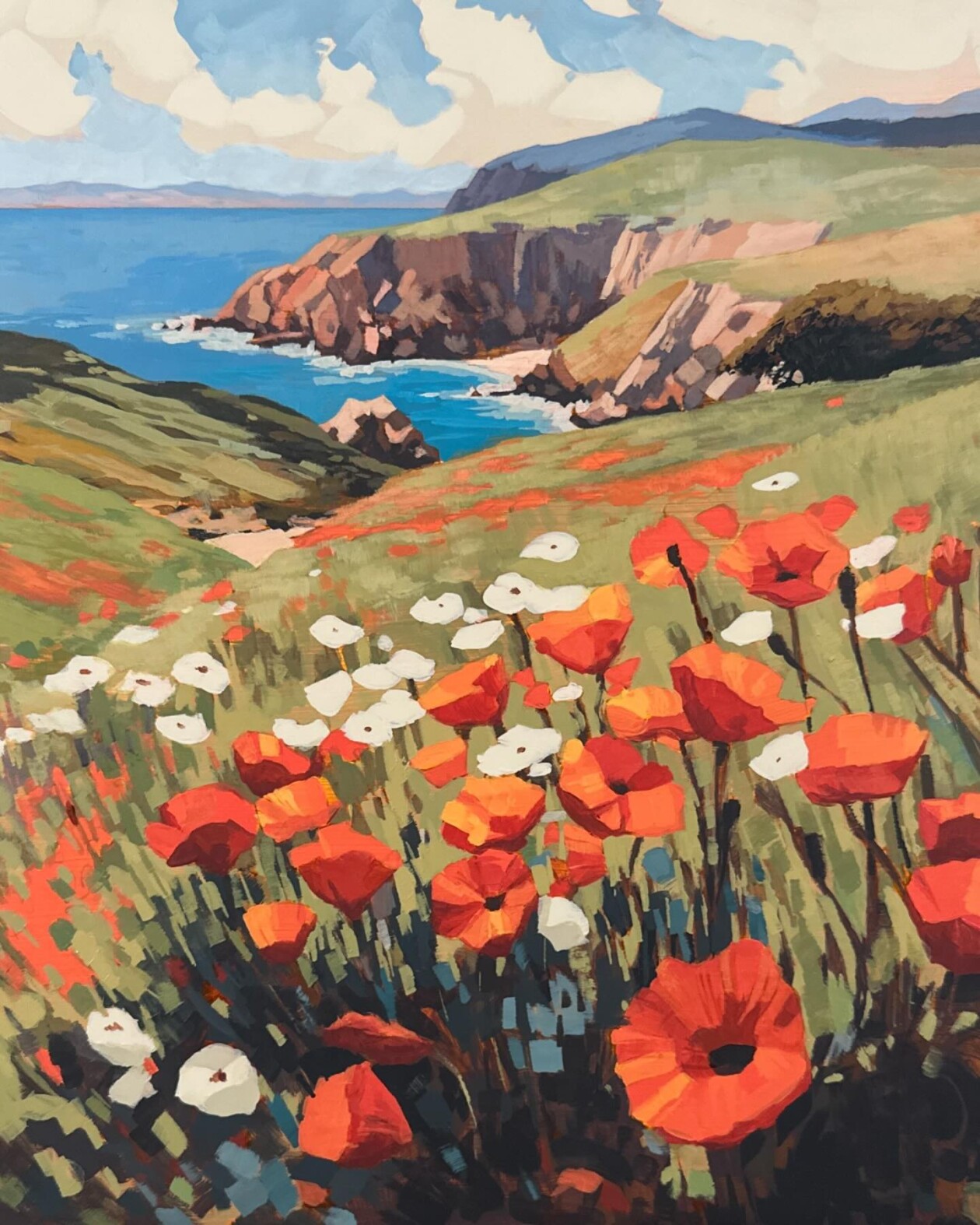 Pleasant Landscape Acrylic Paintings By James Musil (2)