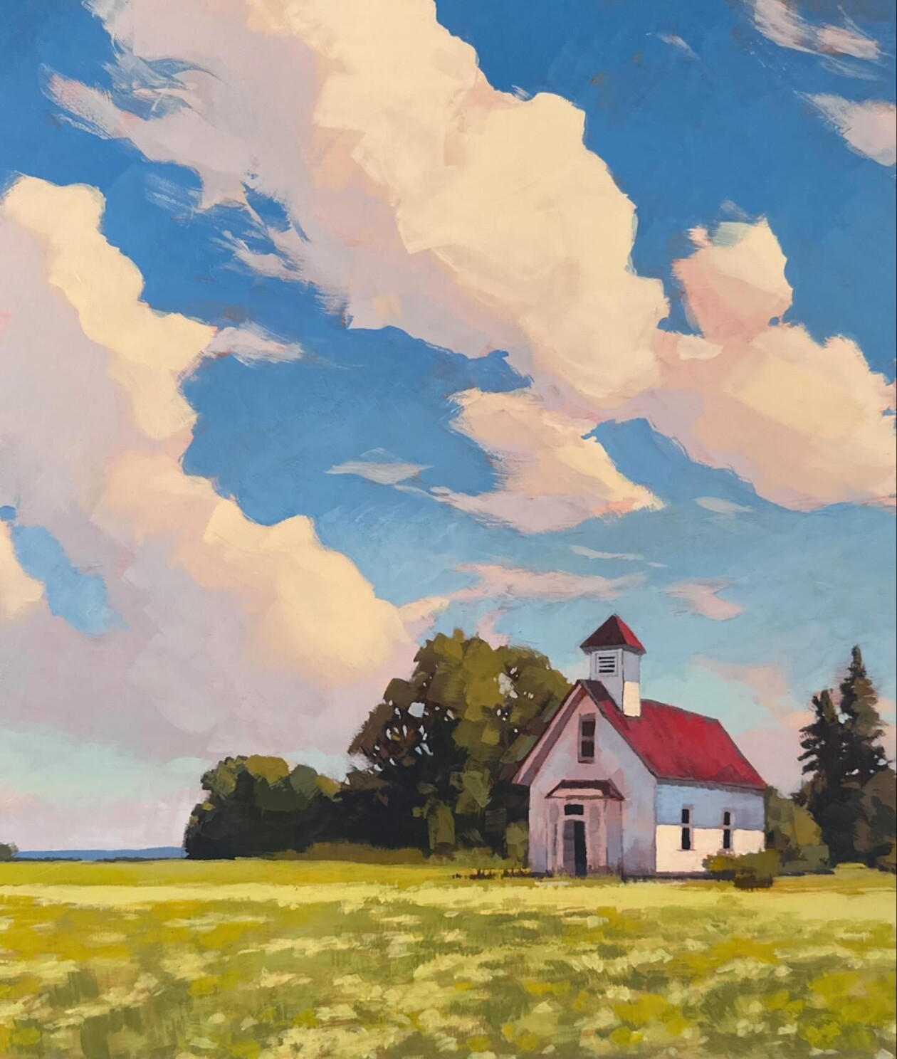 Pleasant Landscape Acrylic Paintings By James Musil (6)