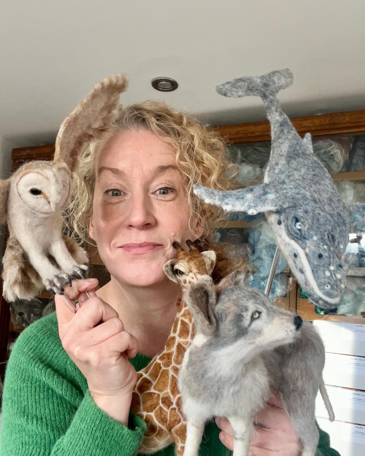 Realistic Animal Needle Felted Sculptures By Tracey Turner (27)