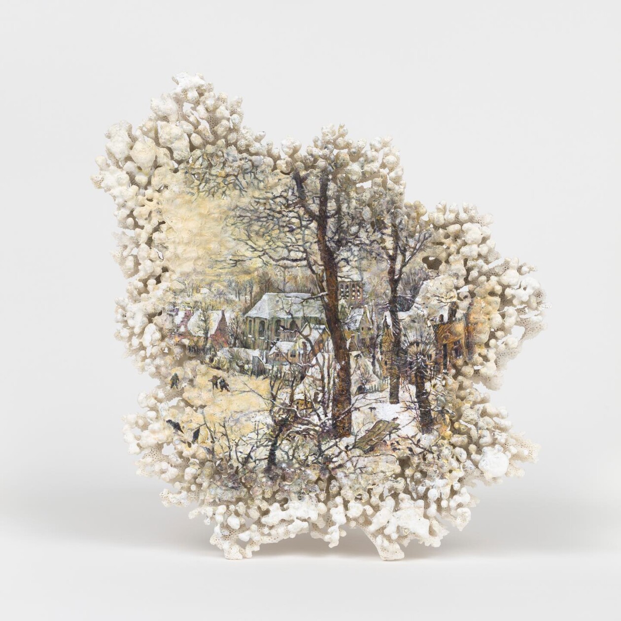 Renaissance Paintings Beautifully Recreated On Natural Materials By Chris Oh (6)