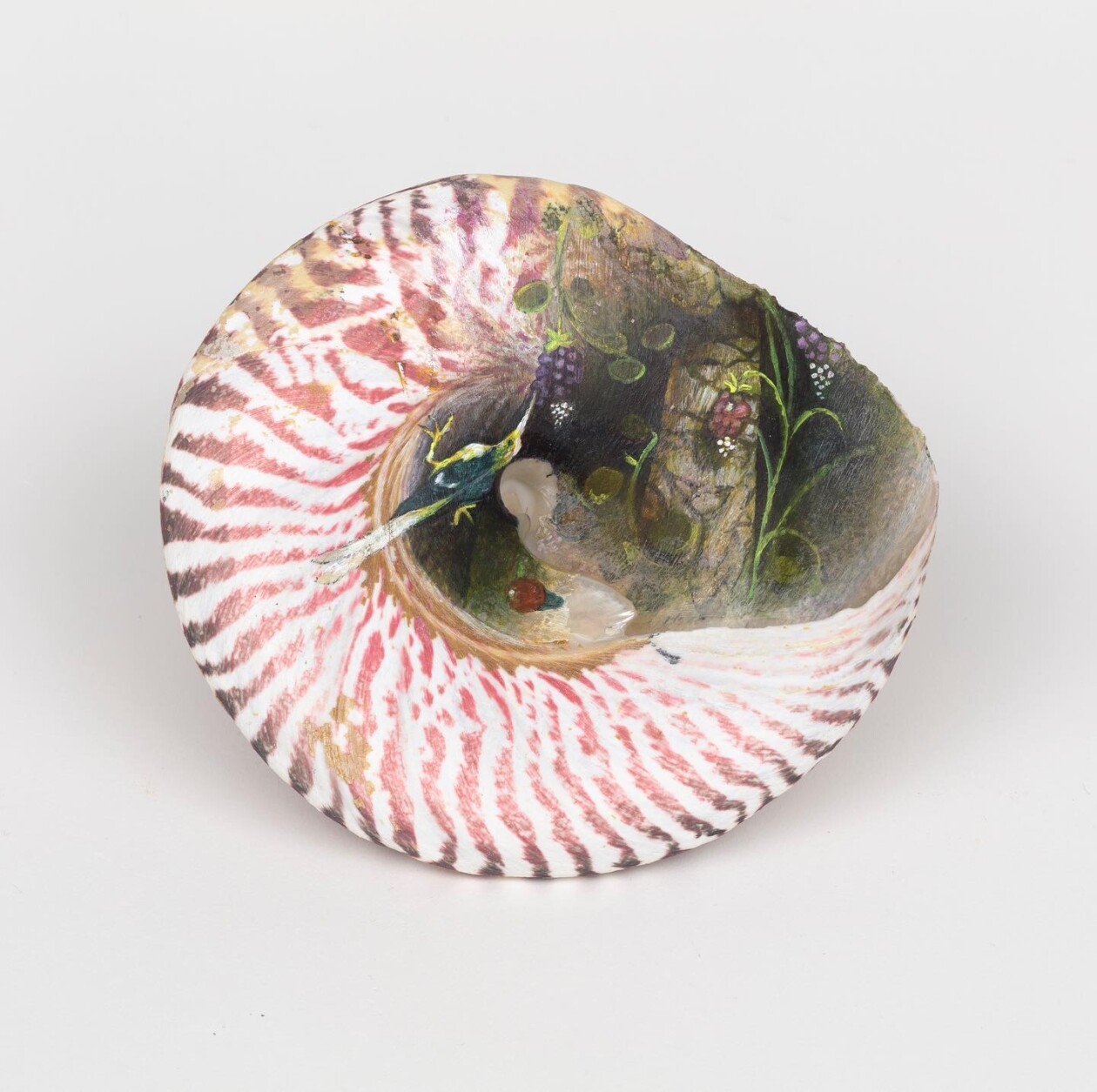 Renaissance Paintings Beautifully Recreated On Natural Materials By Chris Oh (7)