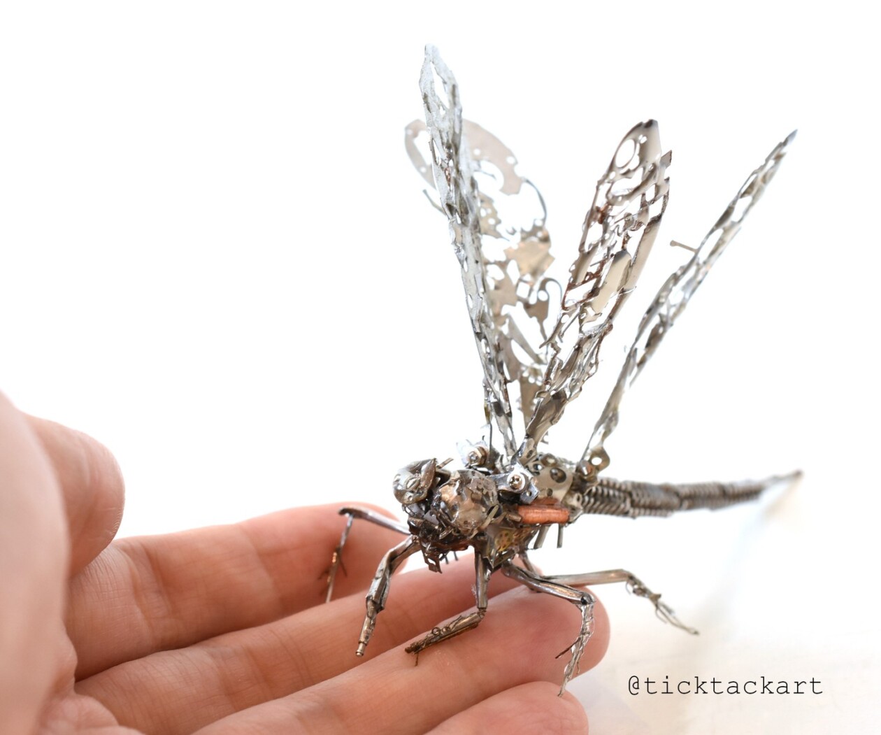 Spare Parts Of Clocks And Glasses Upcycled Into Incredible Animal Sculptures By Megane Tokei Ito (11)