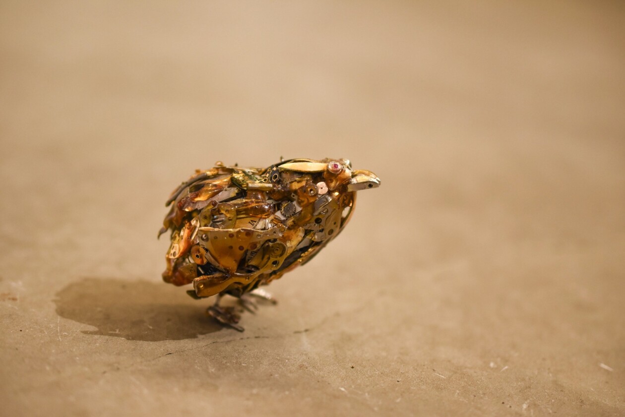 Spare Parts Of Clocks And Glasses Upcycled Into Incredible Animal Sculptures By Megane Tokei Ito (20)