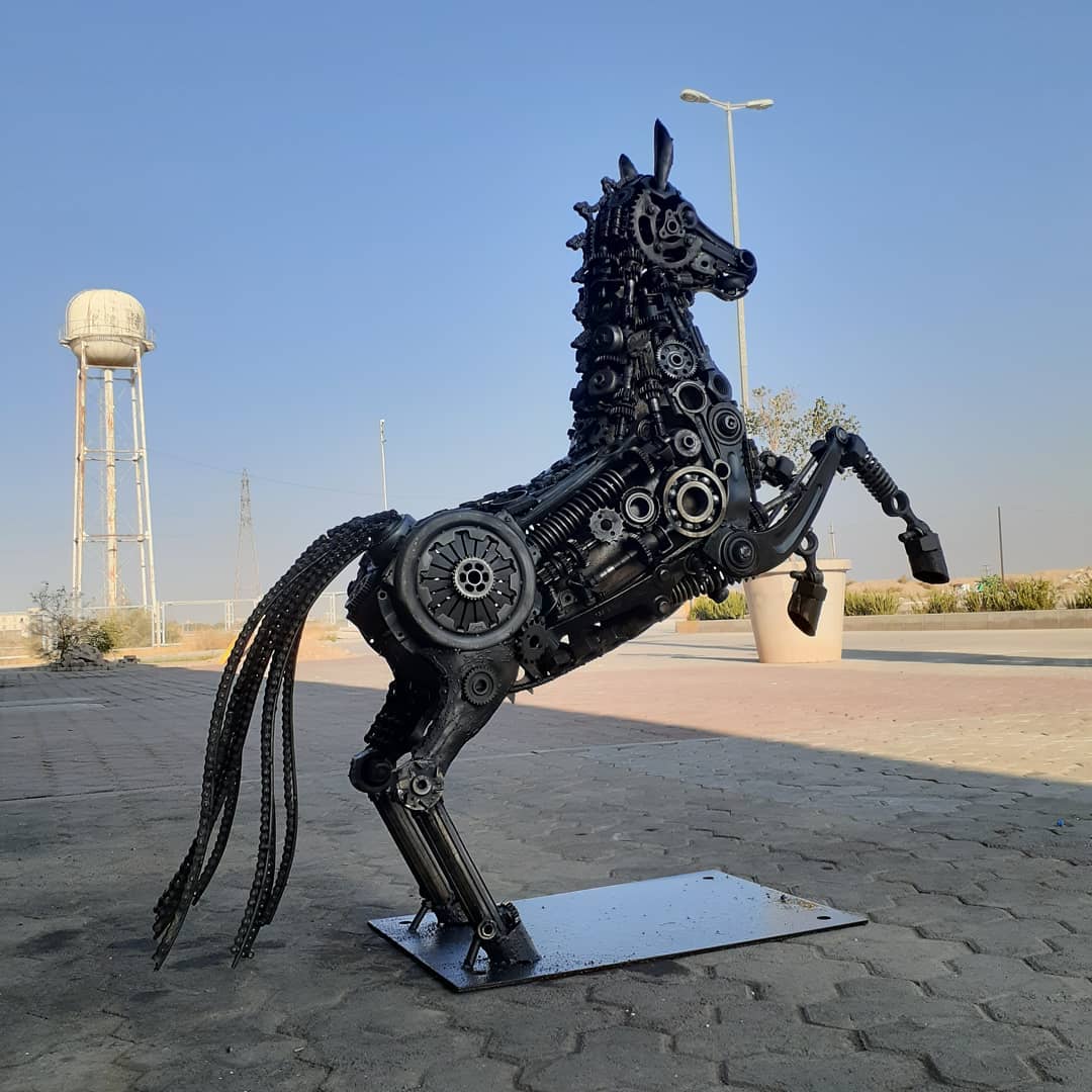 Amazing Figurative Scrap Metal Sculptures By Hasan Keshavarz (5)