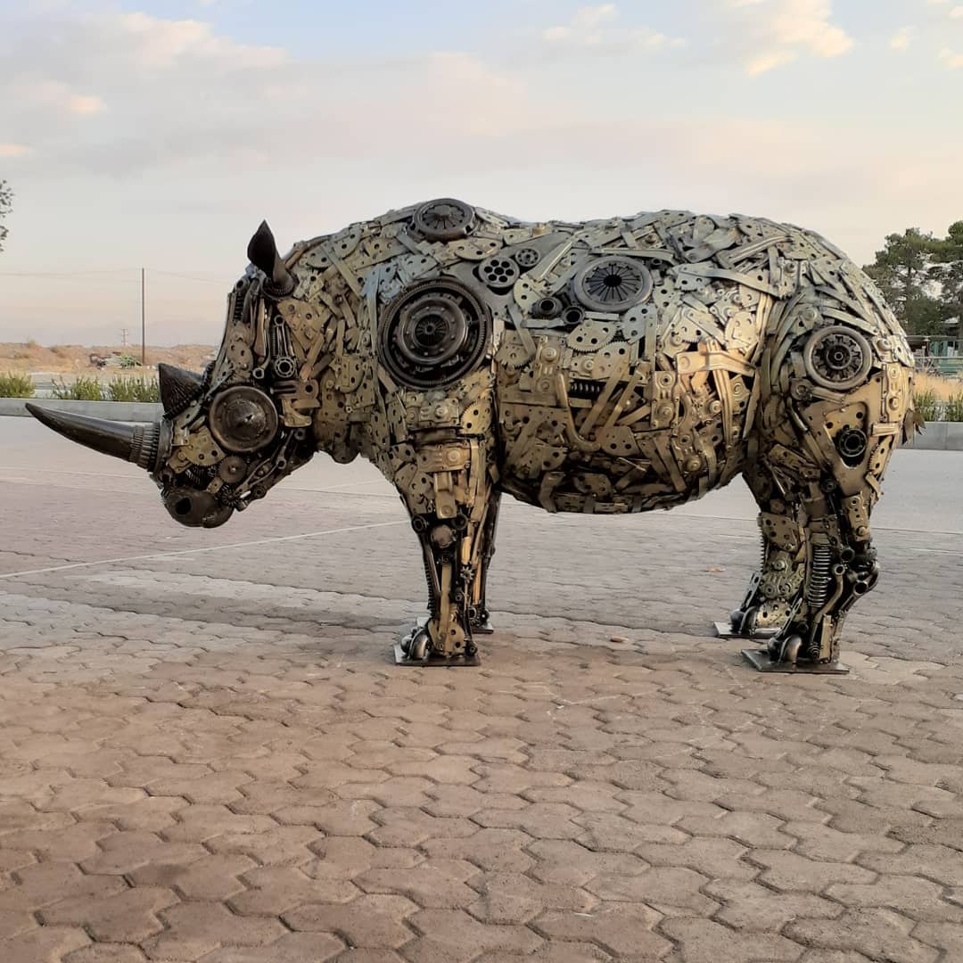 Amazing Figurative Scrap Metal Sculptures By Hasan Keshavarz (6)