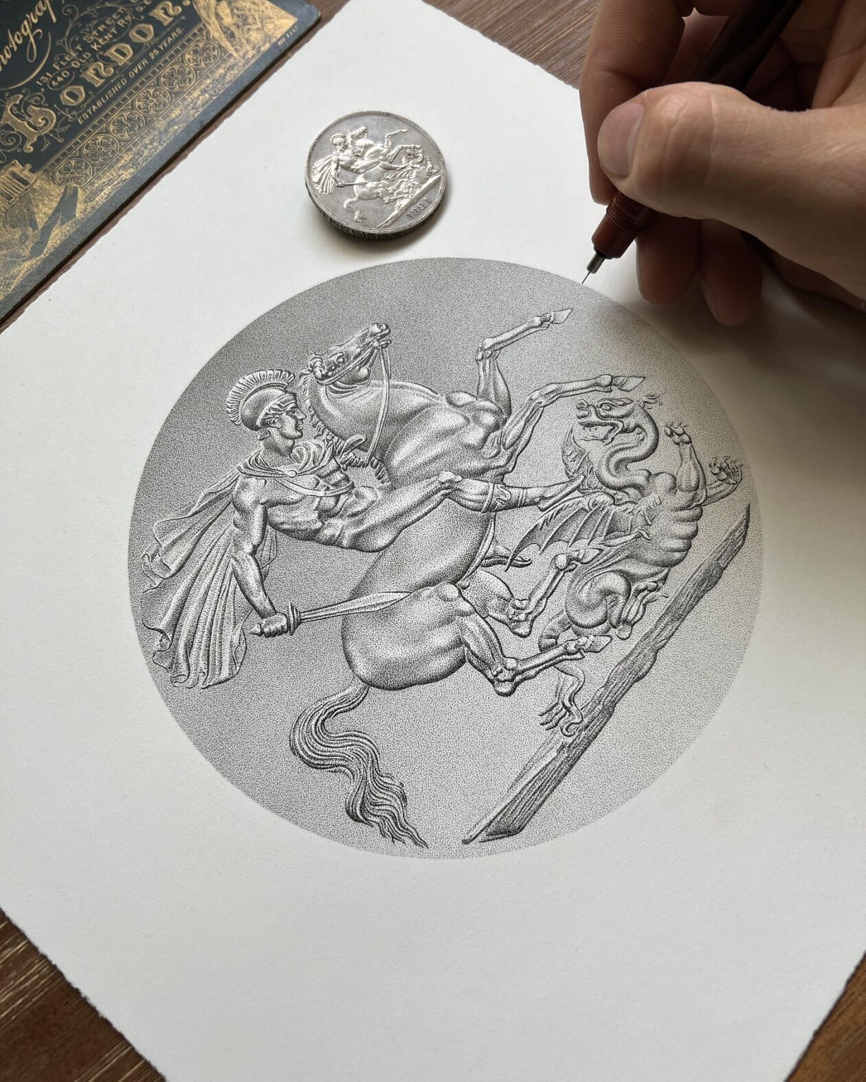 Detailed Stipple Illustrations Made Of Tens Of Millions Of Ink Dots By Xavier Casalta (10)