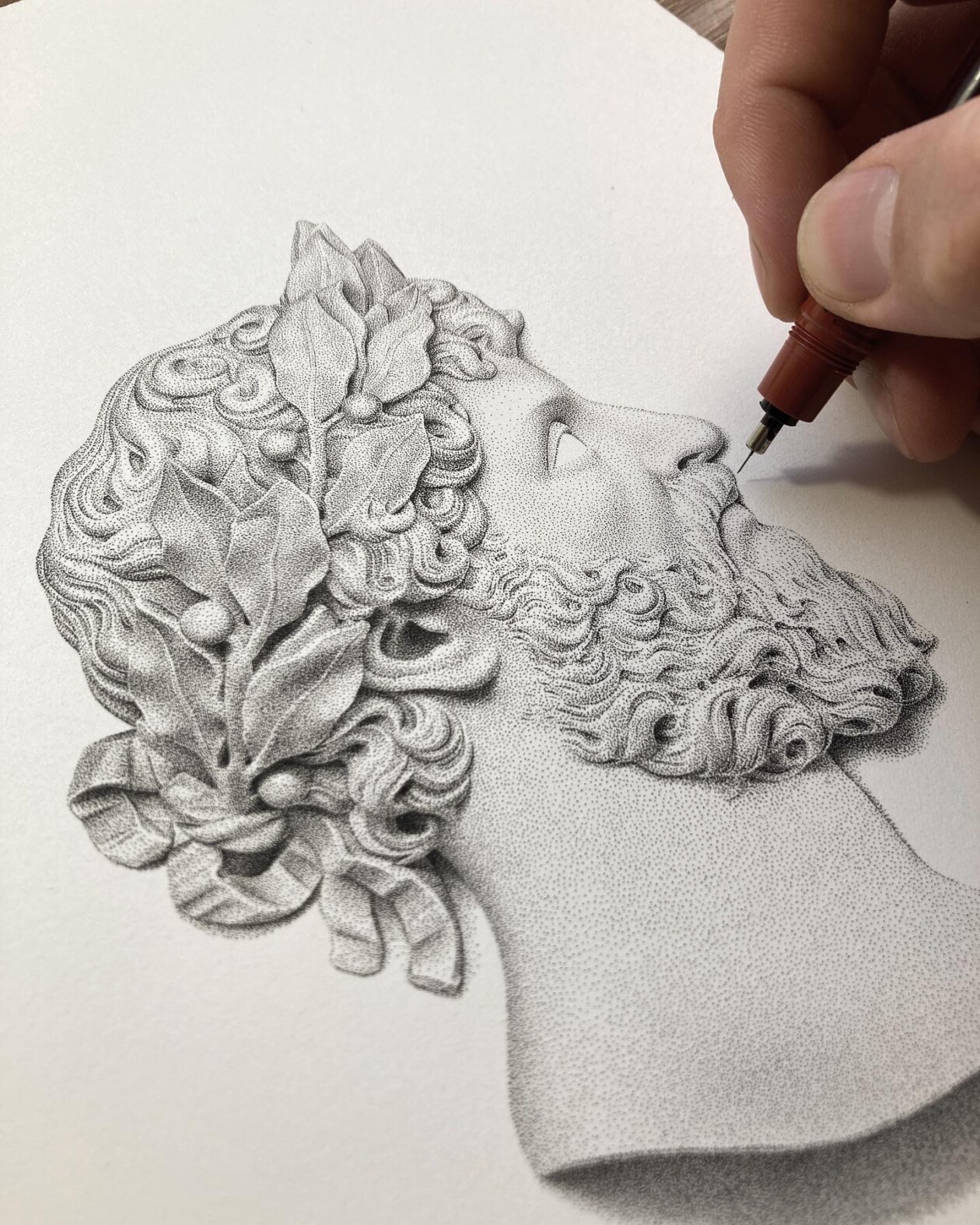 Detailed Stipple Illustrations Made Of Tens Of Millions Of Ink Dots By Xavier Casalta (5)