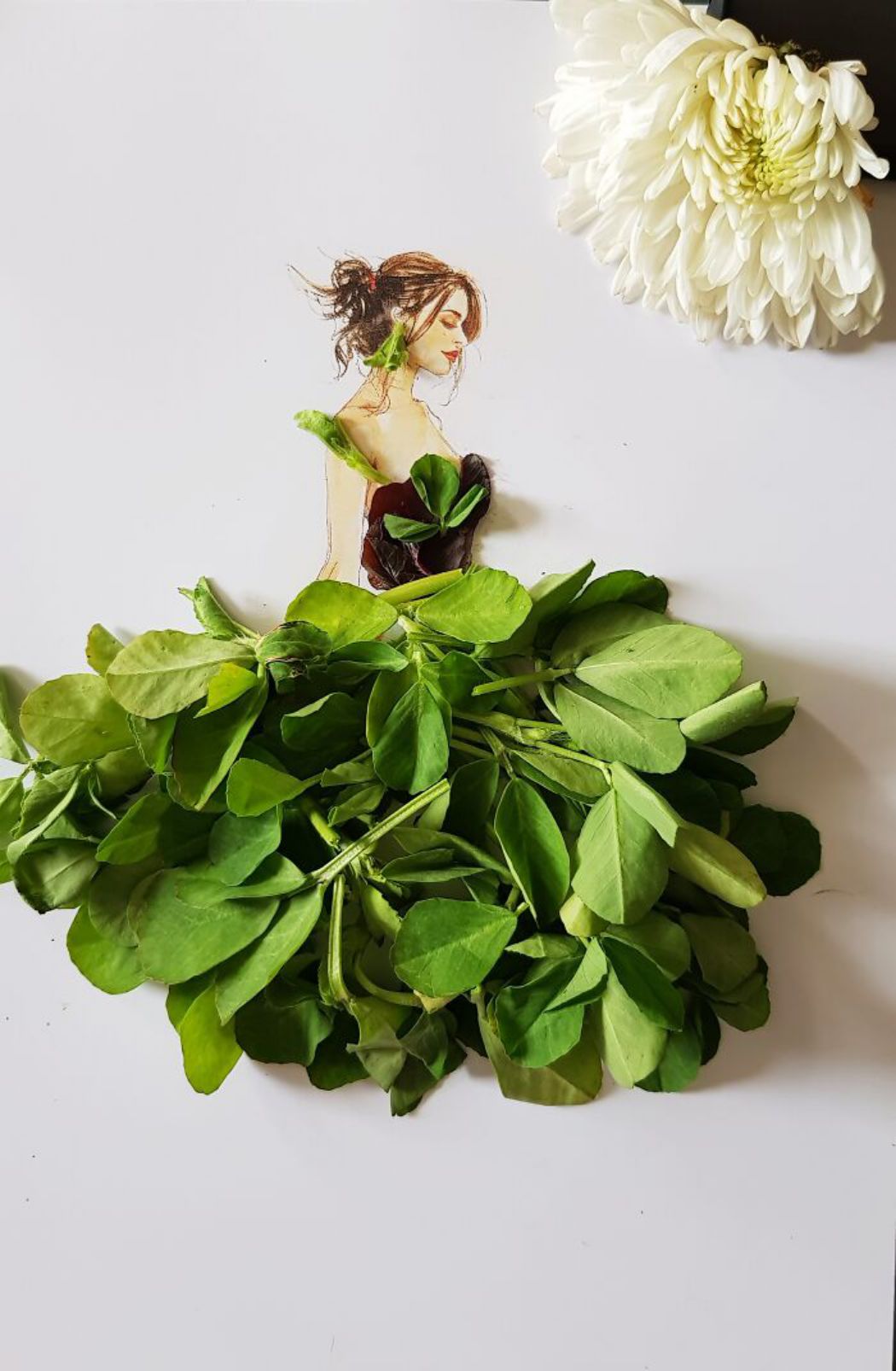 Digital Artist Monika Creates Unique Dresses Using Pulses, Fruit, And Vegetables (12)