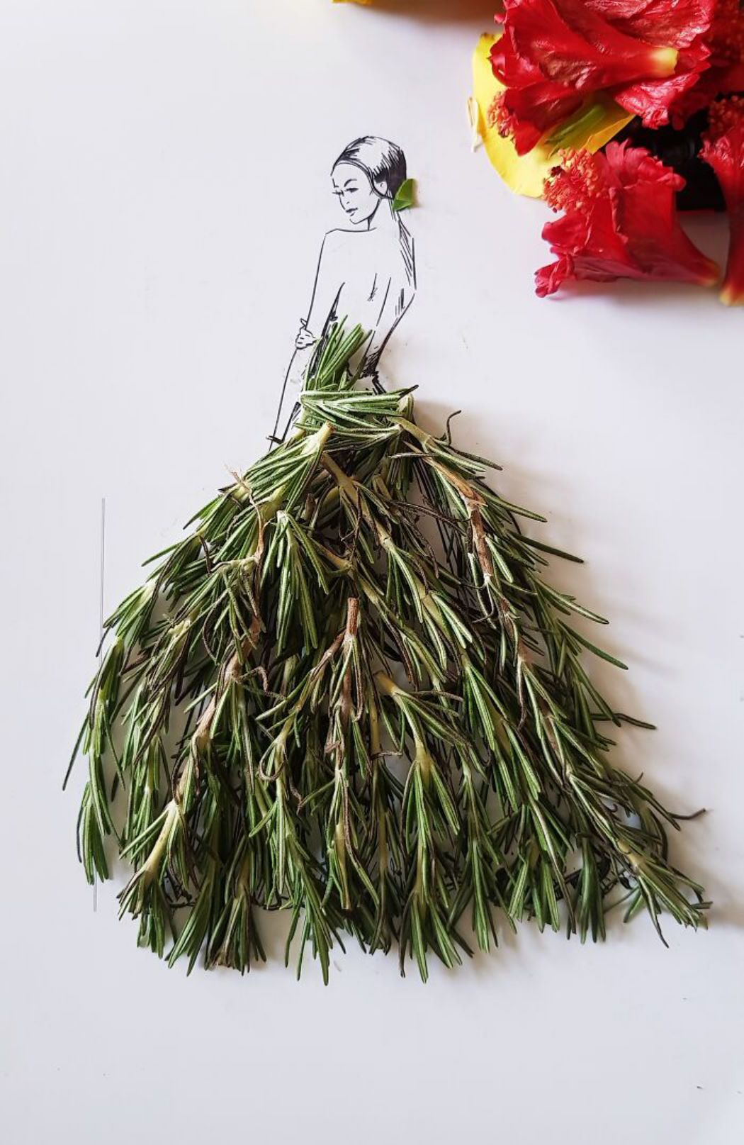 Digital Artist Monika Creates Unique Dresses Using Pulses, Fruit, And Vegetables (9)