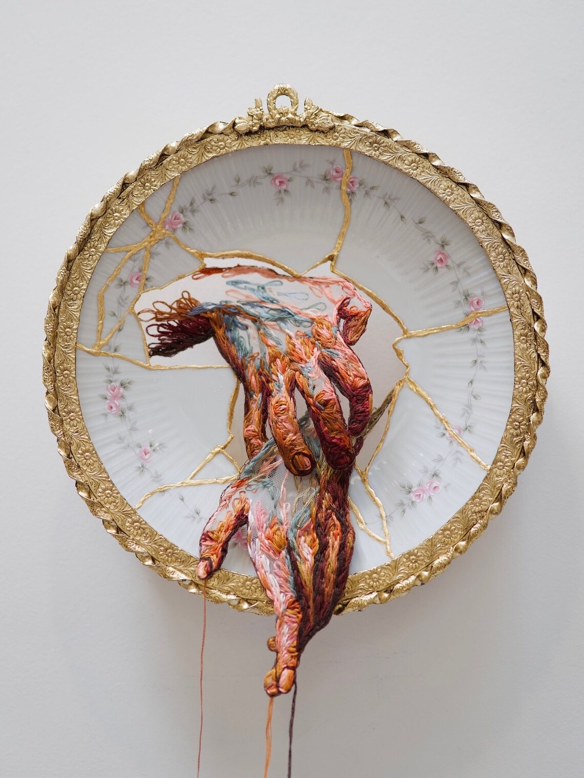 Embroidered Kintsugi, Delicate And Meaningful Mixed Media Artworks By Kathrin Marchenko (6)