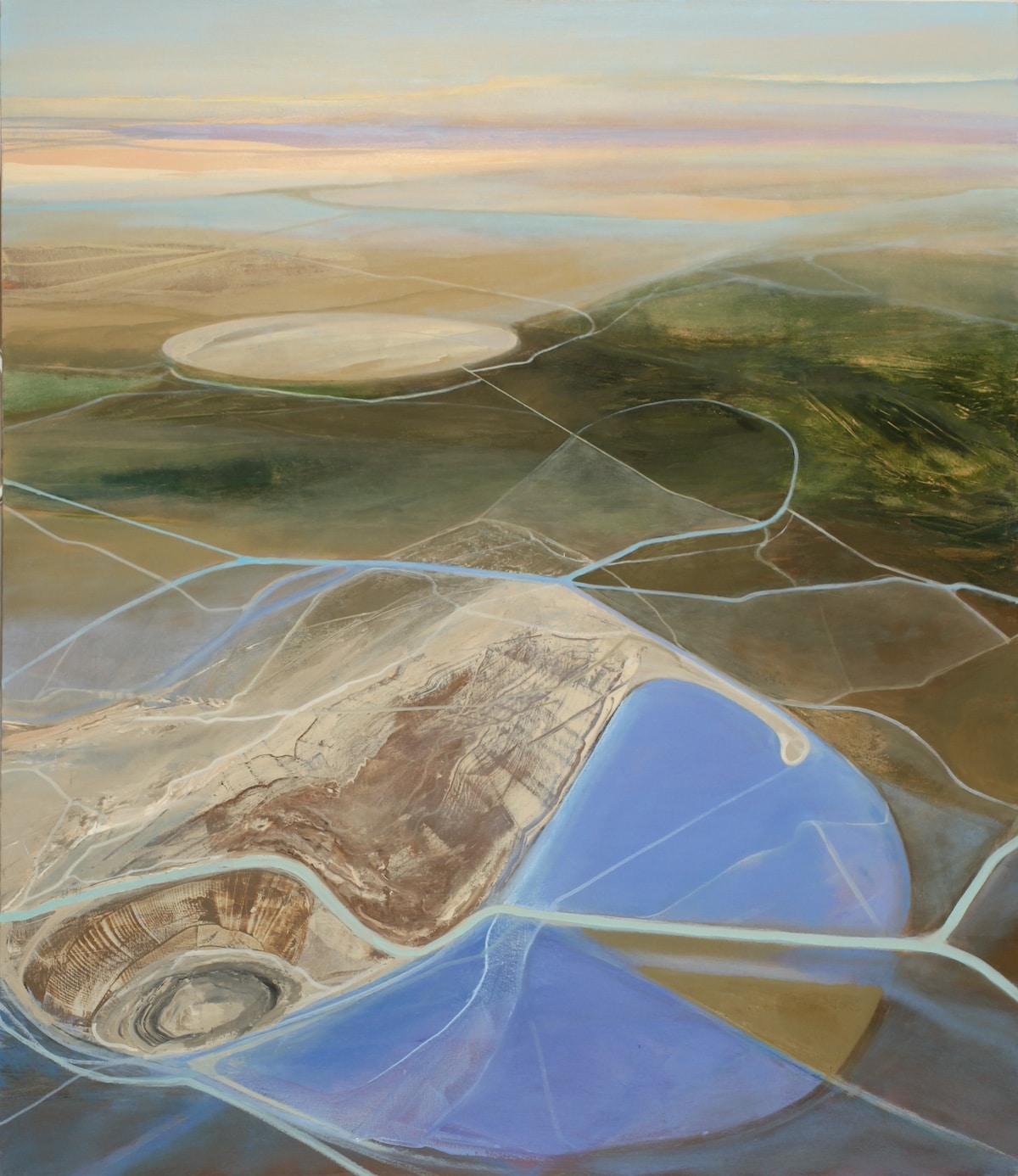 Fictional Landscapes, Mesmerizing Abstract Paintings By Philip Govedare (7)