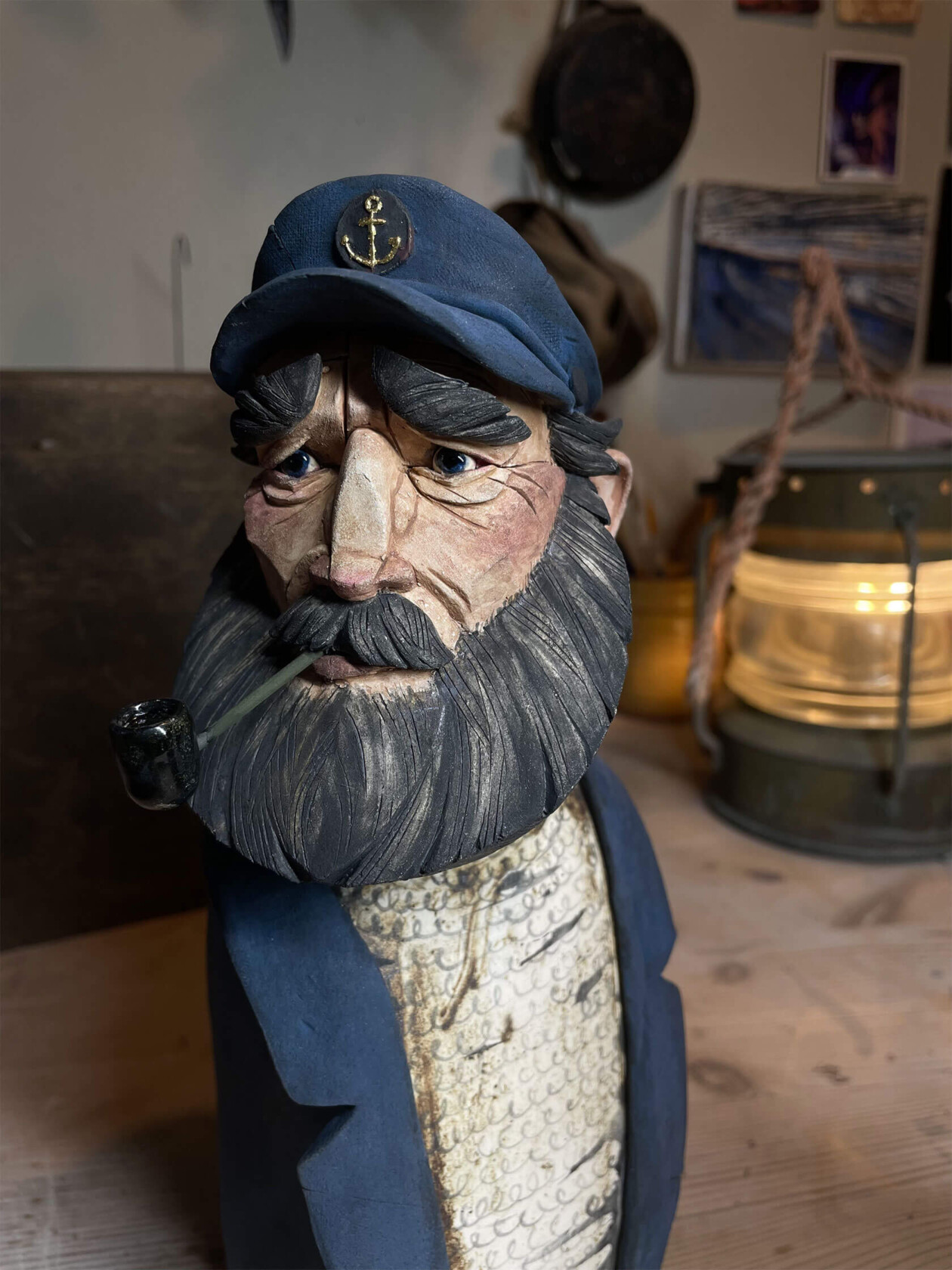 Fishermen's Tales, Contemplative Sculptures By Joe Lawrence (6)